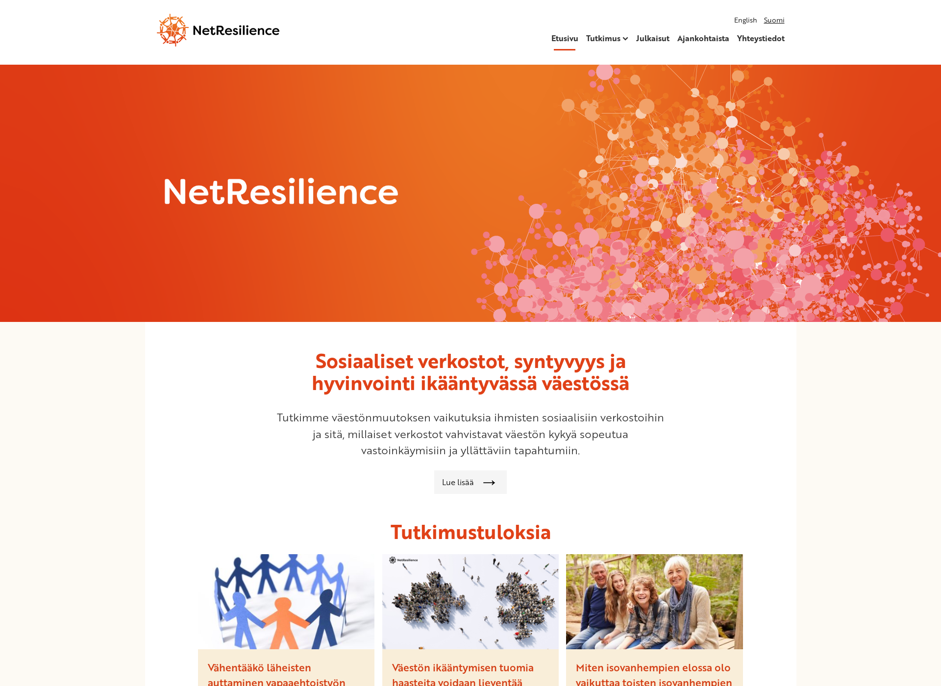 Screenshot for netresilience.fi