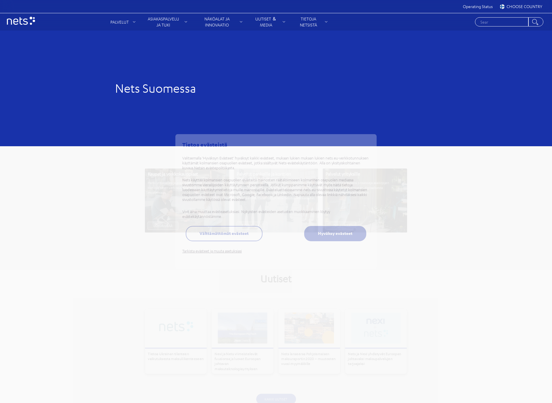 Screenshot for nets-share.fi