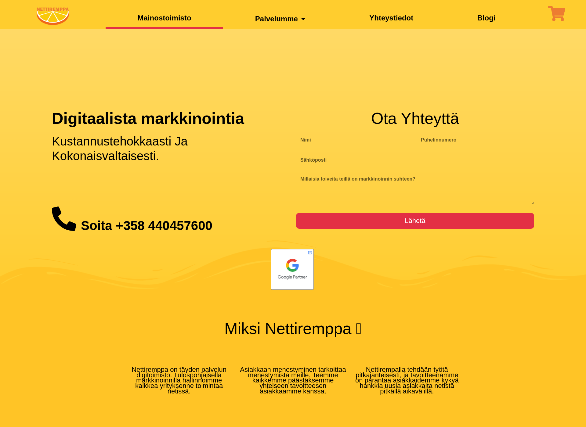 Screenshot for nettiremppa.fi