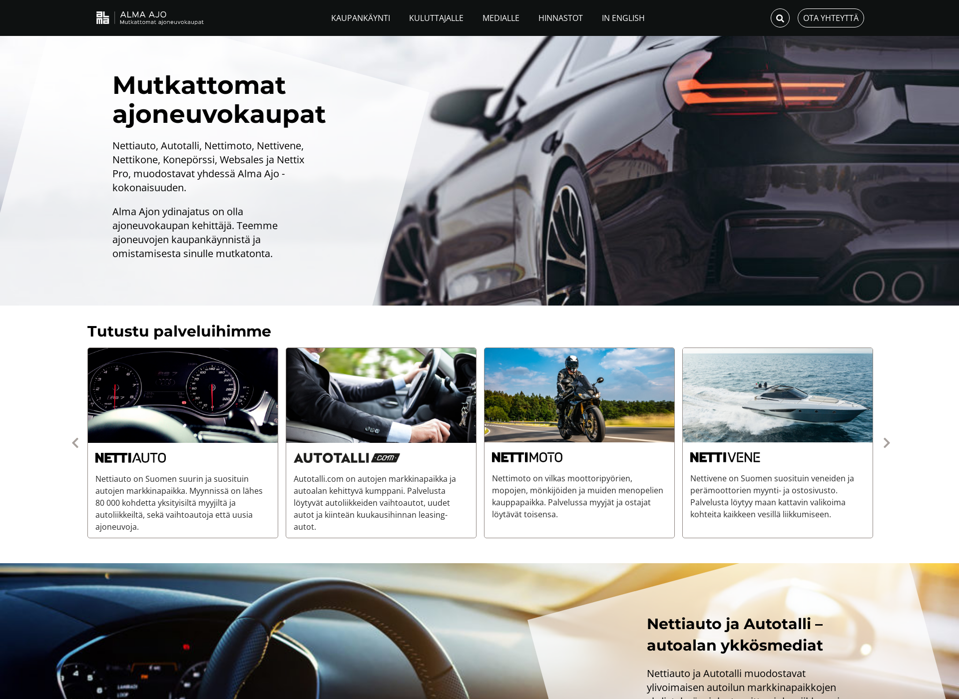 Screenshot for nettirenkaat.fi
