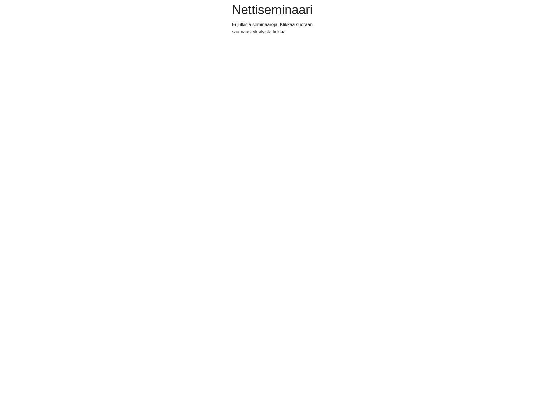 Screenshot for nettiseminaari.fi