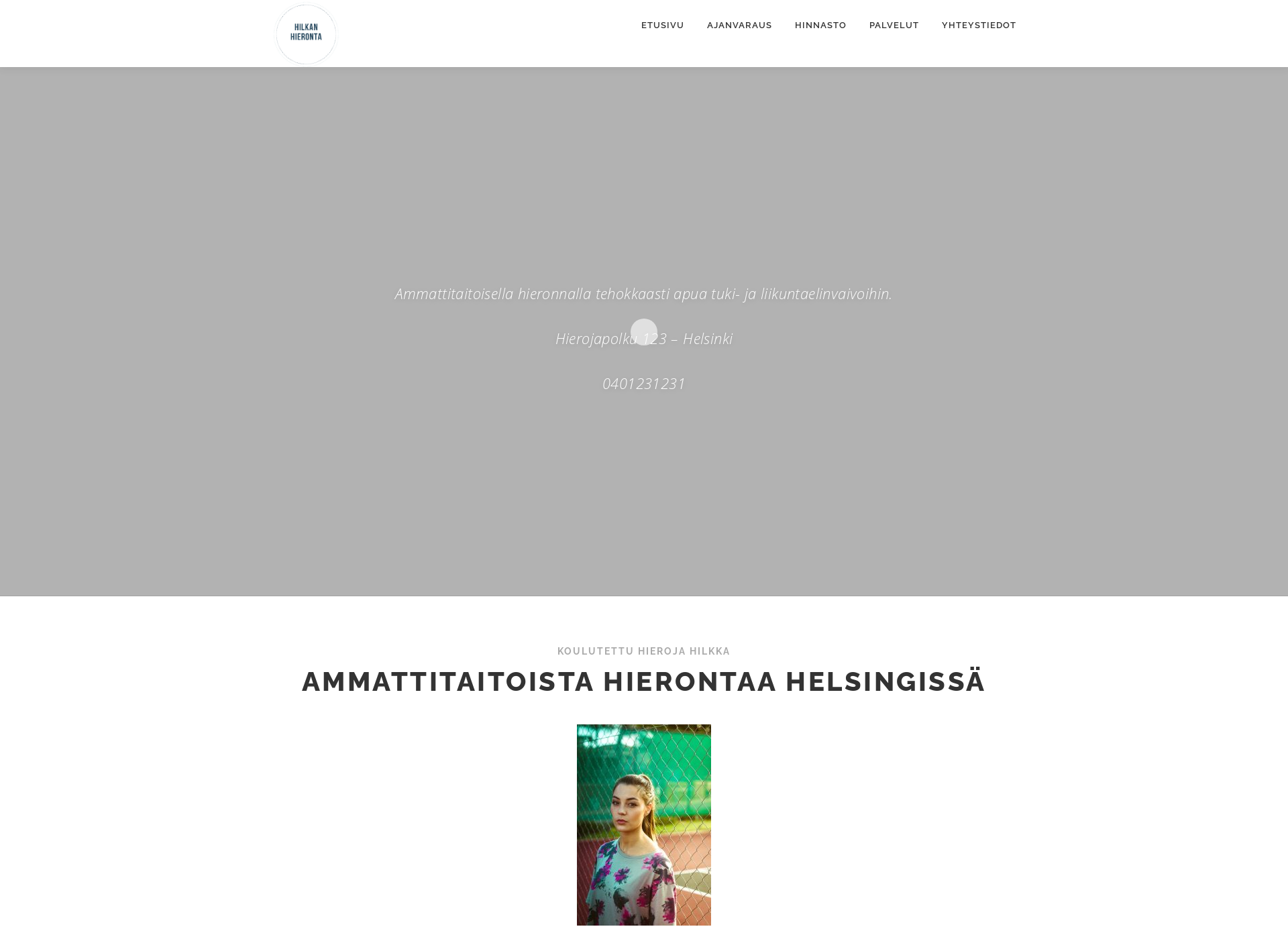 Screenshot for nettisivuthierojalle.fi