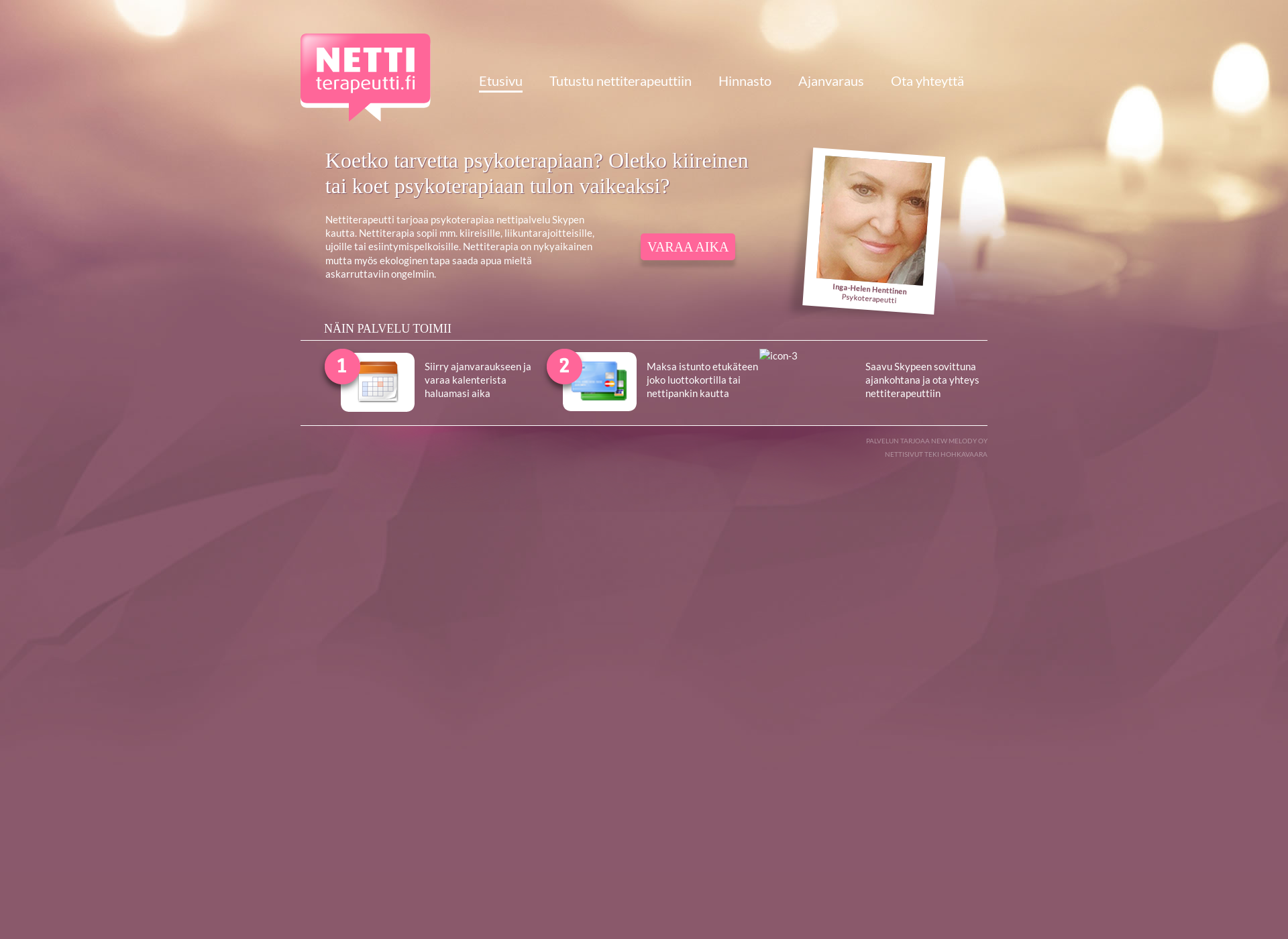 Screenshot for nettiterapeutti.fi