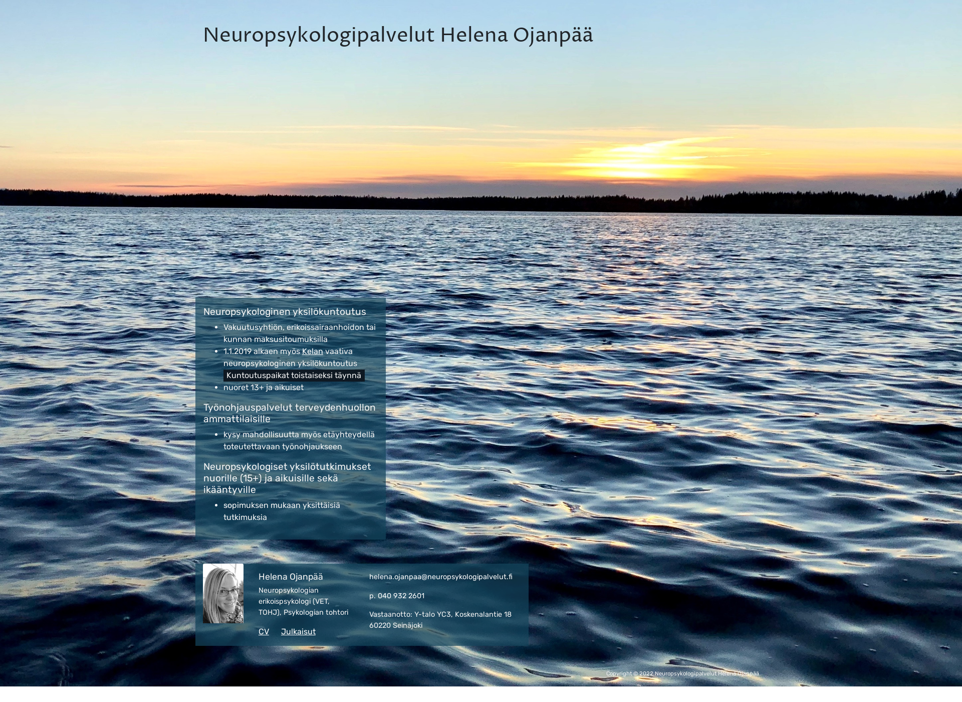 Screenshot for neuropsykologipalvelut.fi