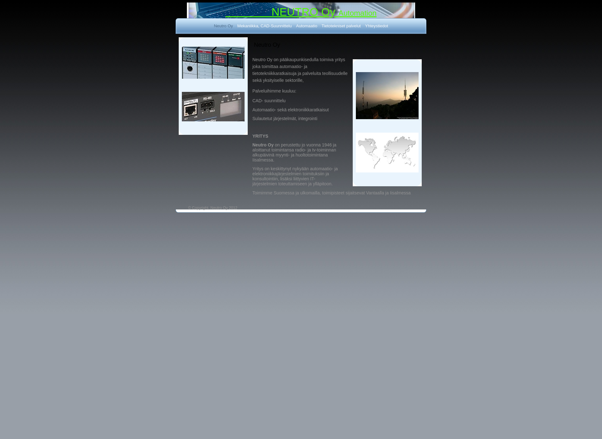 Screenshot for neutro.fi