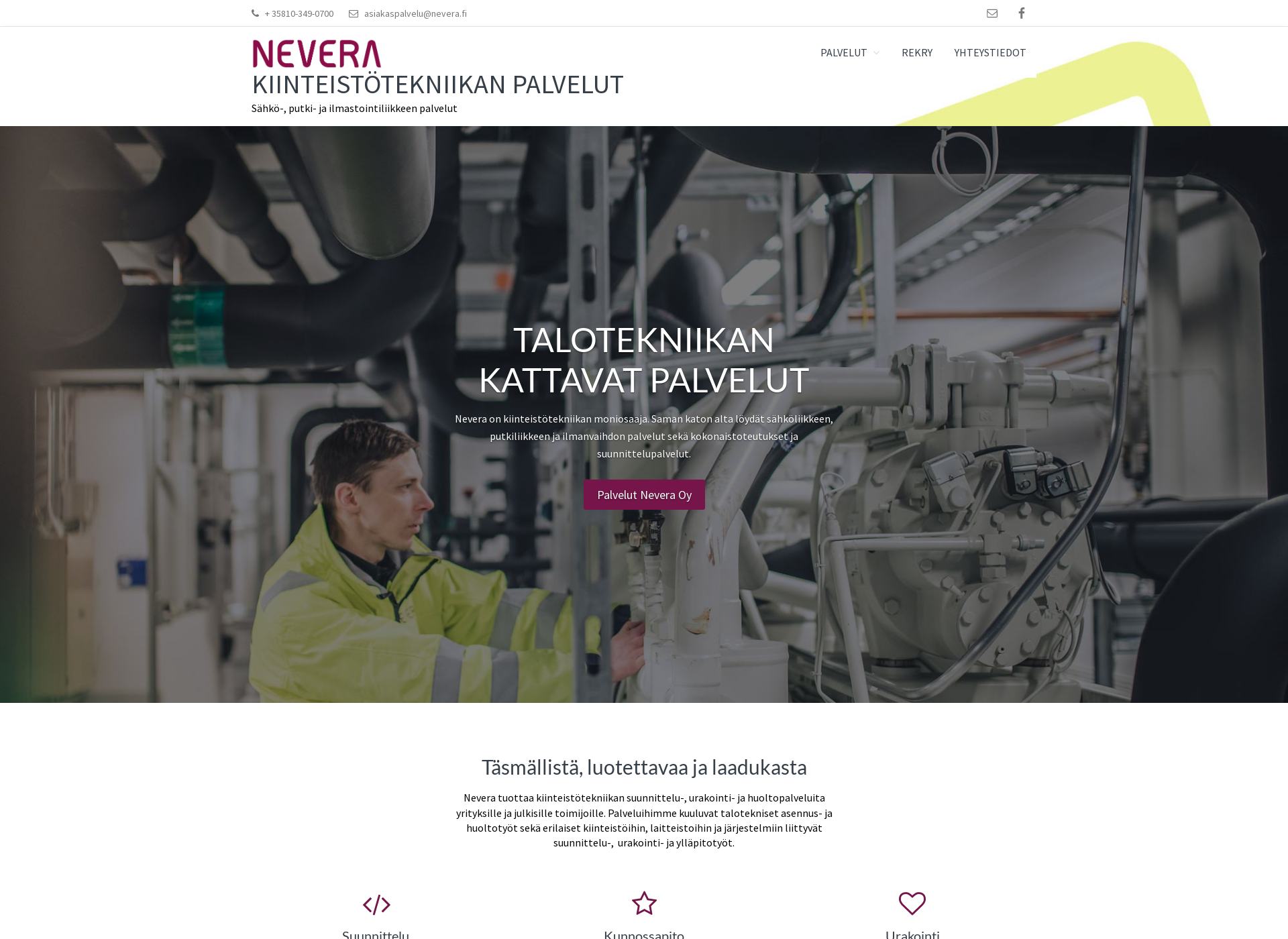 Screenshot for nevera.fi