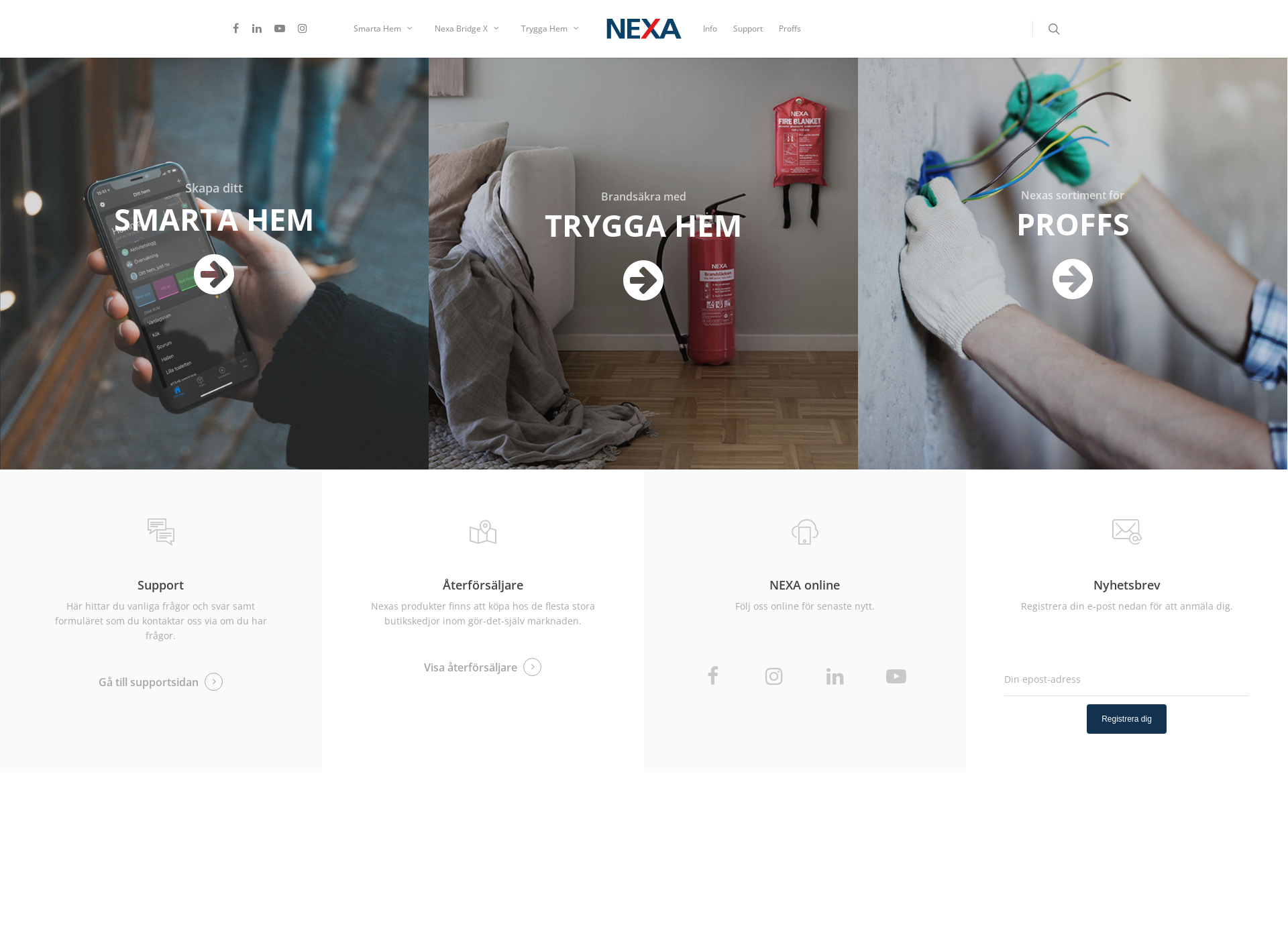 Screenshot for nexa.fi