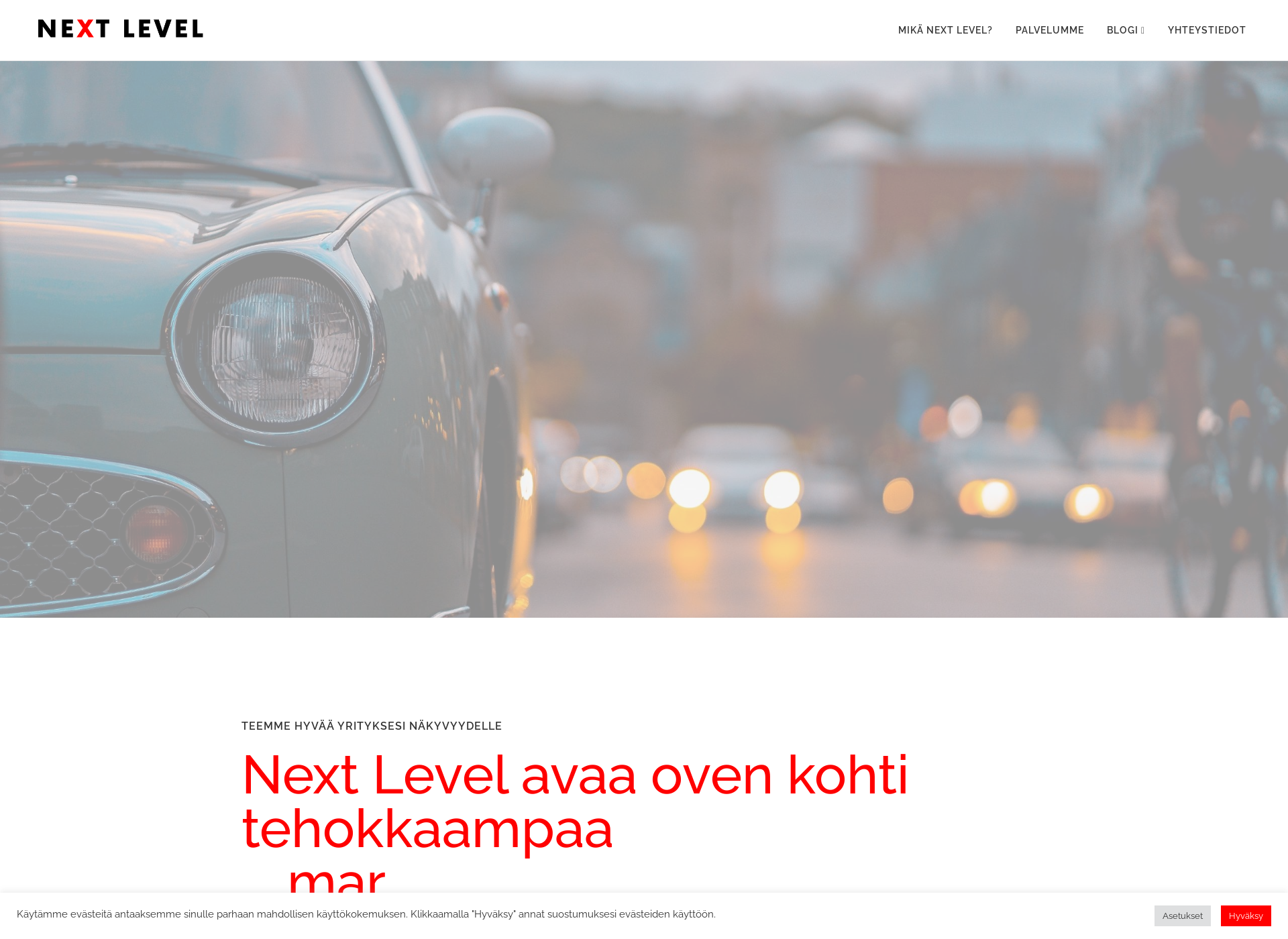 Screenshot for nextlevel.fi