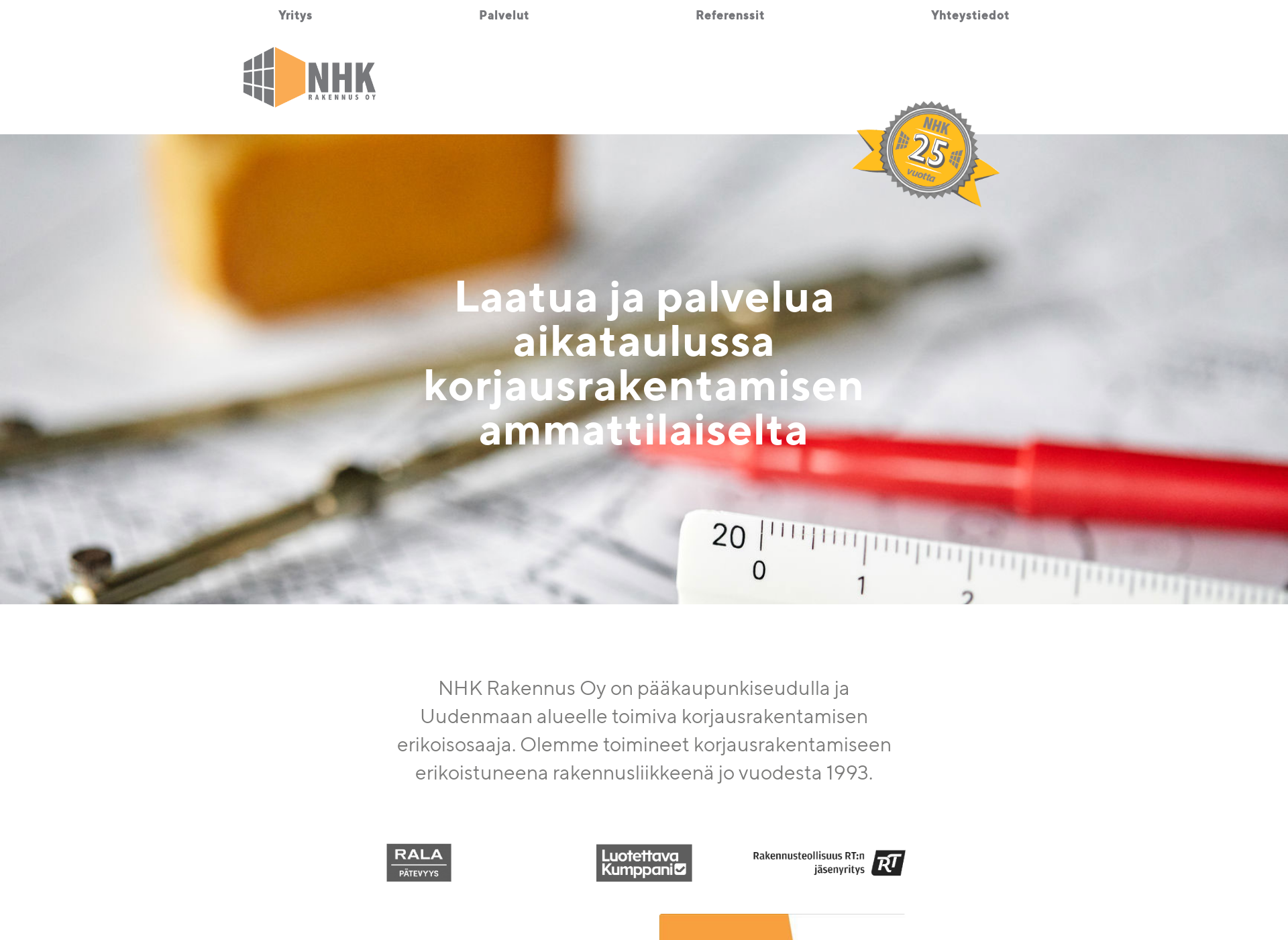 Screenshot for nhkrakennus.fi