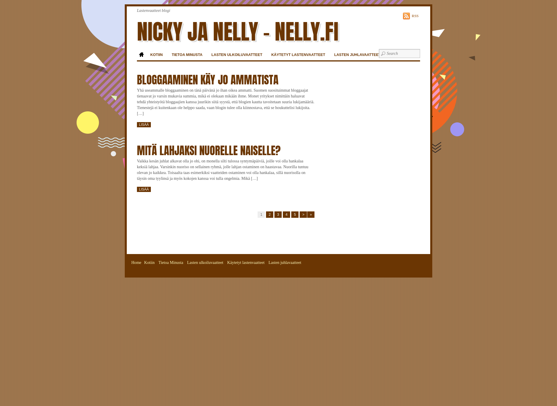 Screenshot for nickyjanelly.fi