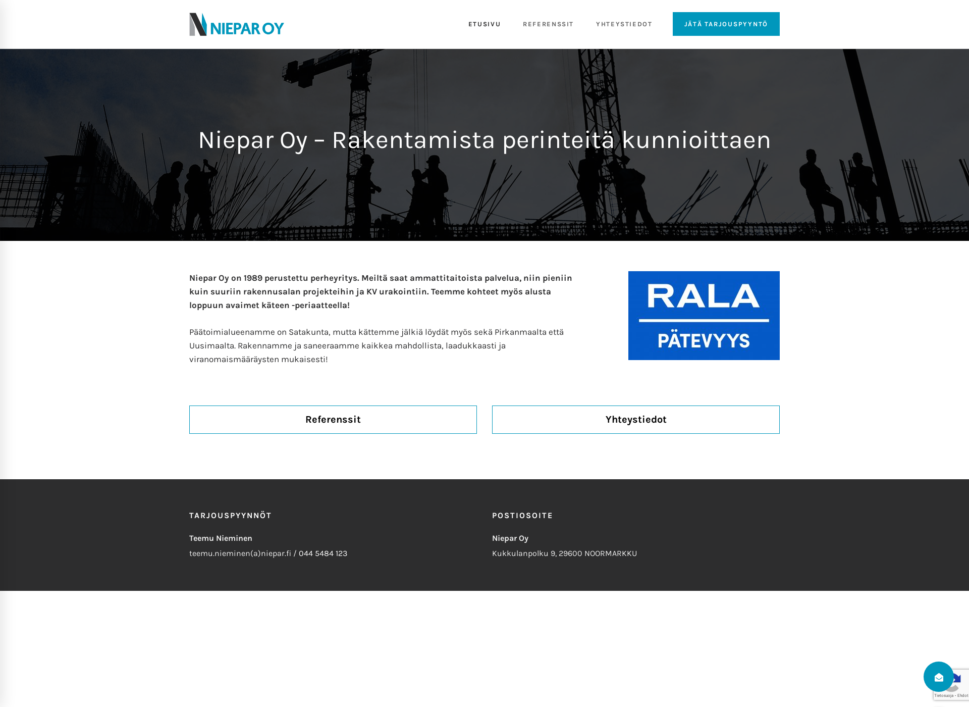 Screenshot for niepar.fi