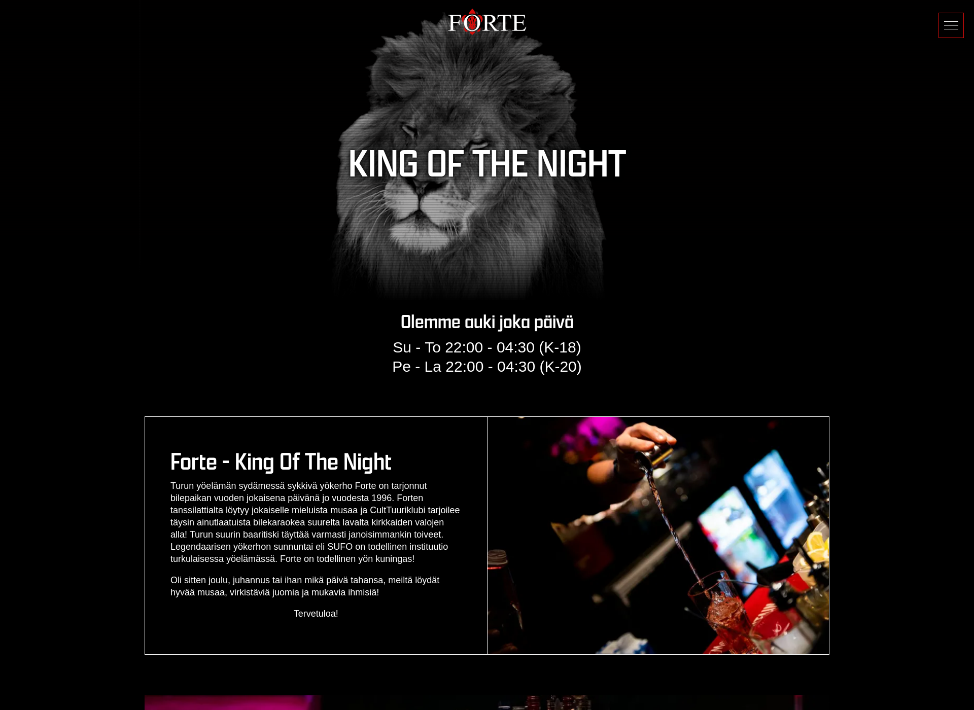 Screenshot for nightclub.fi