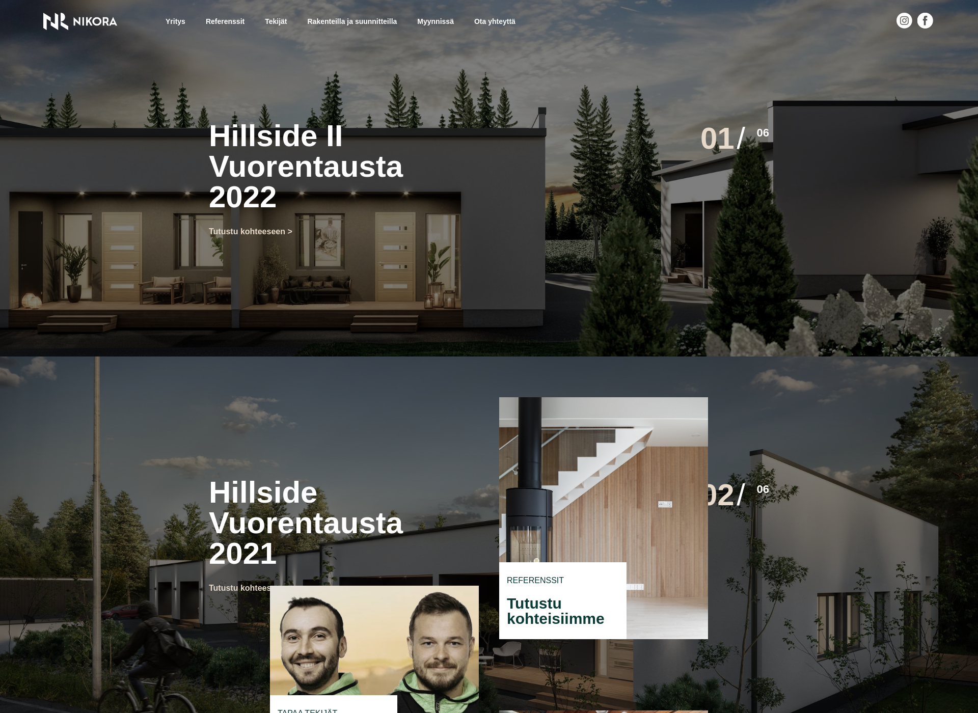 Screenshot for nikora.fi