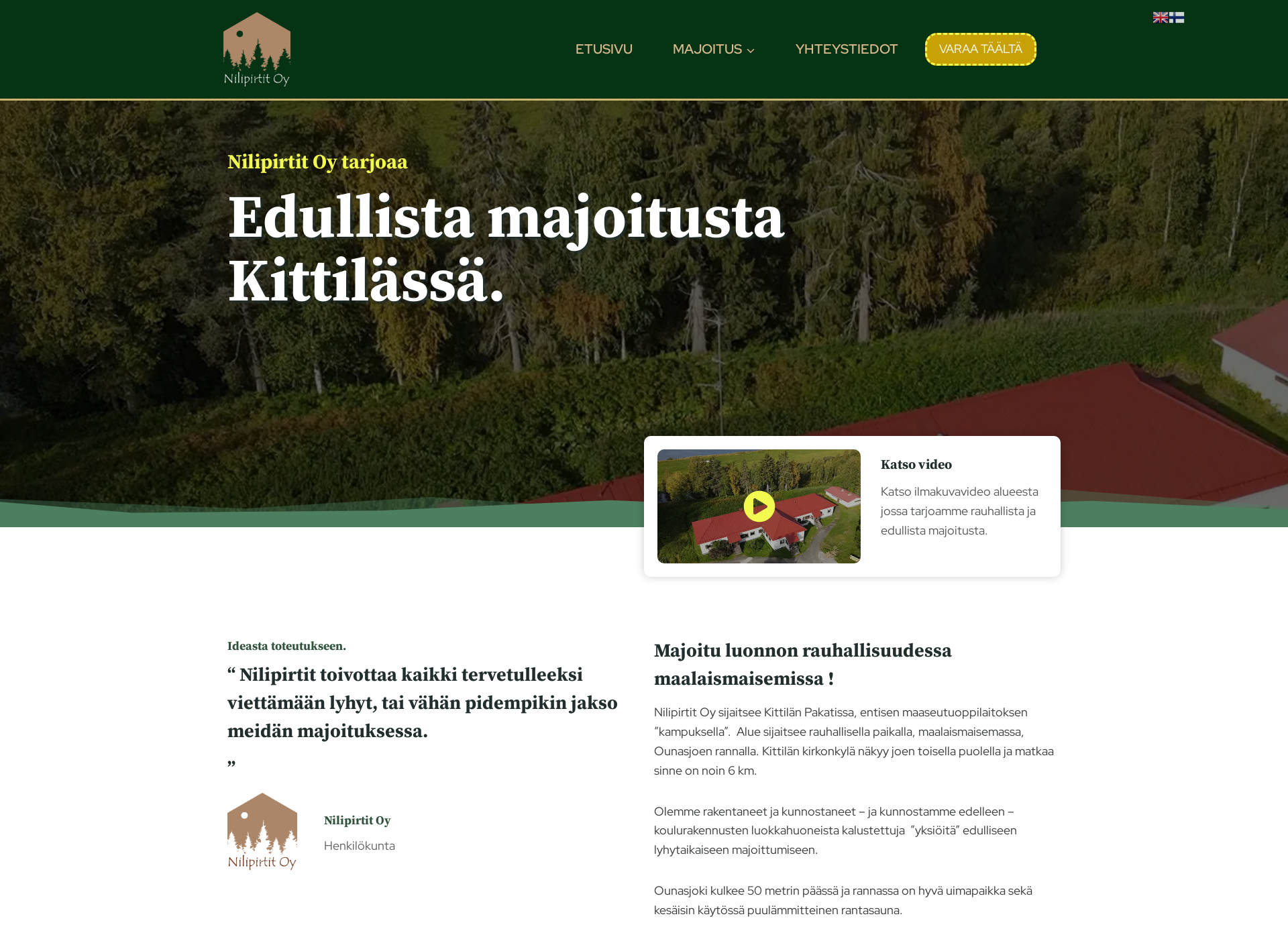 Skärmdump för nilipirtit.fi