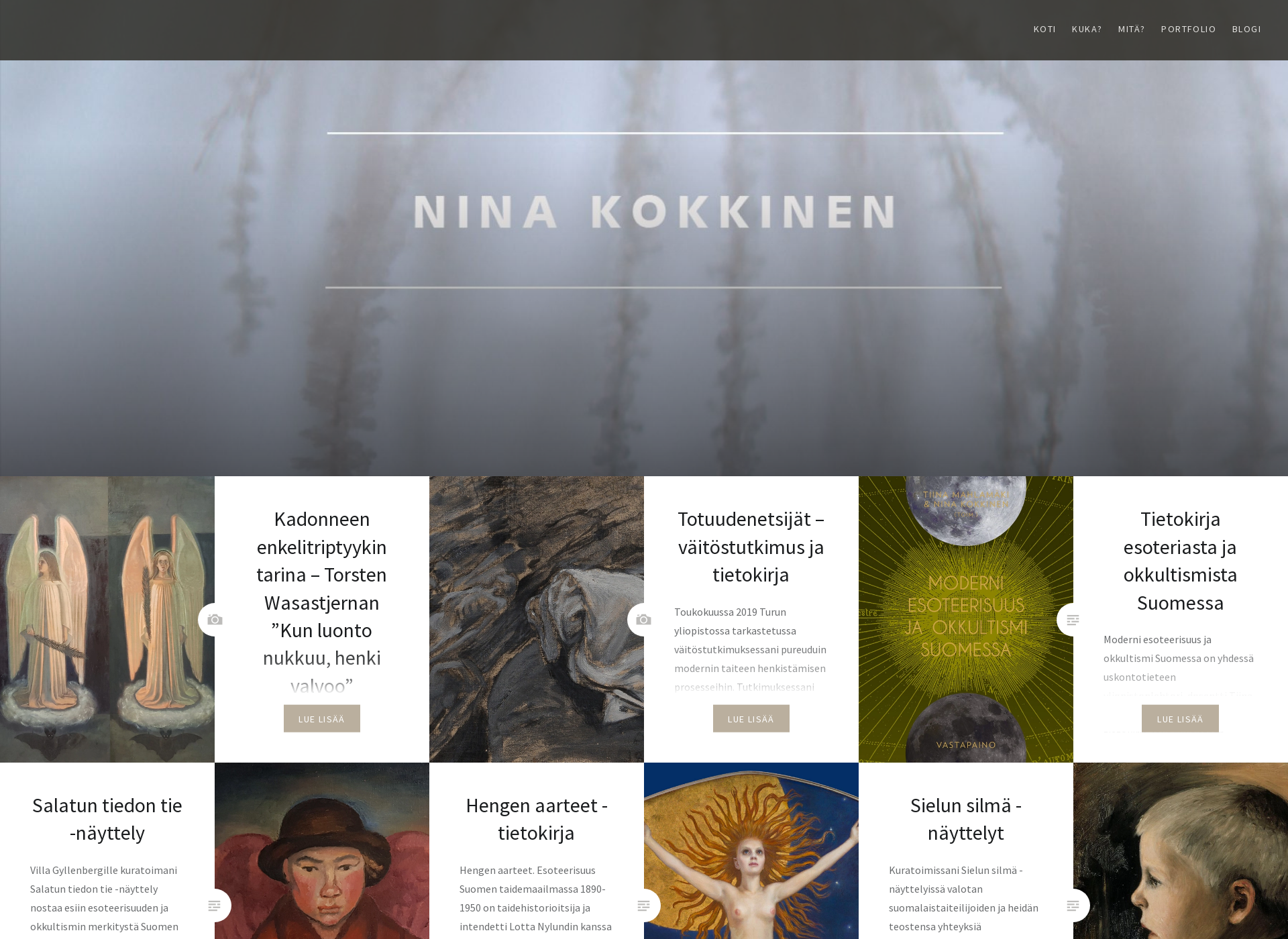 Screenshot for ninakokkinen.com