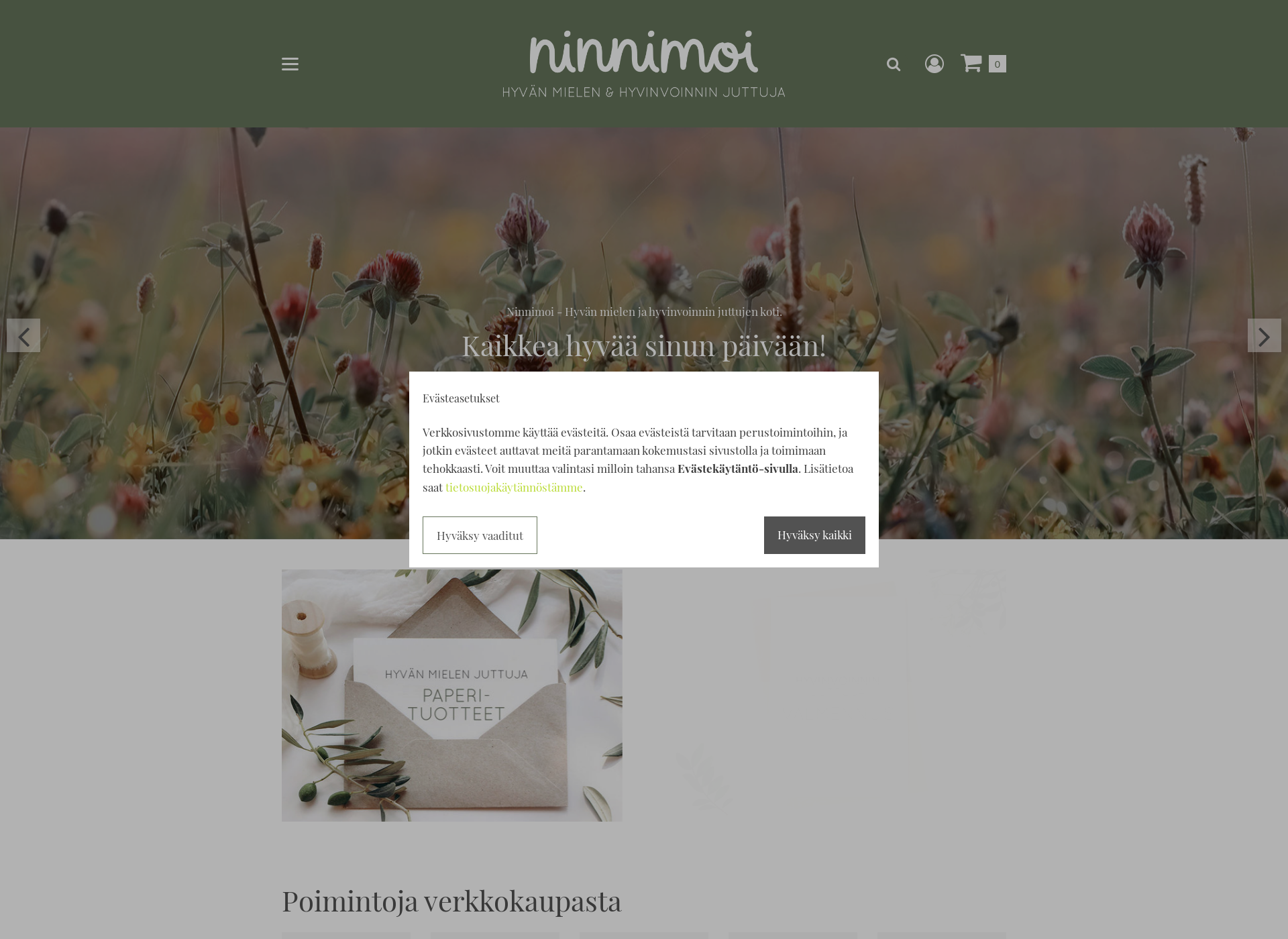 Screenshot for ninnimoi.fi