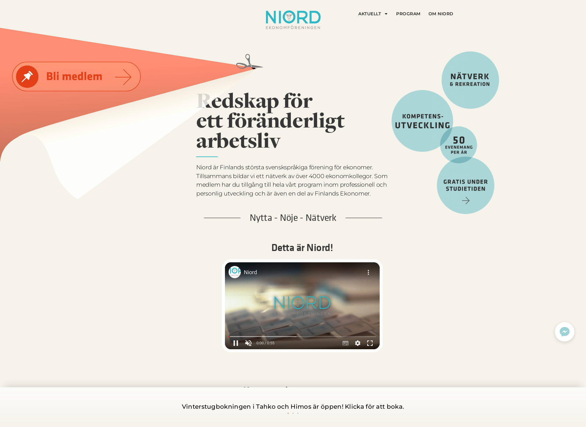 Screenshot for niord.fi