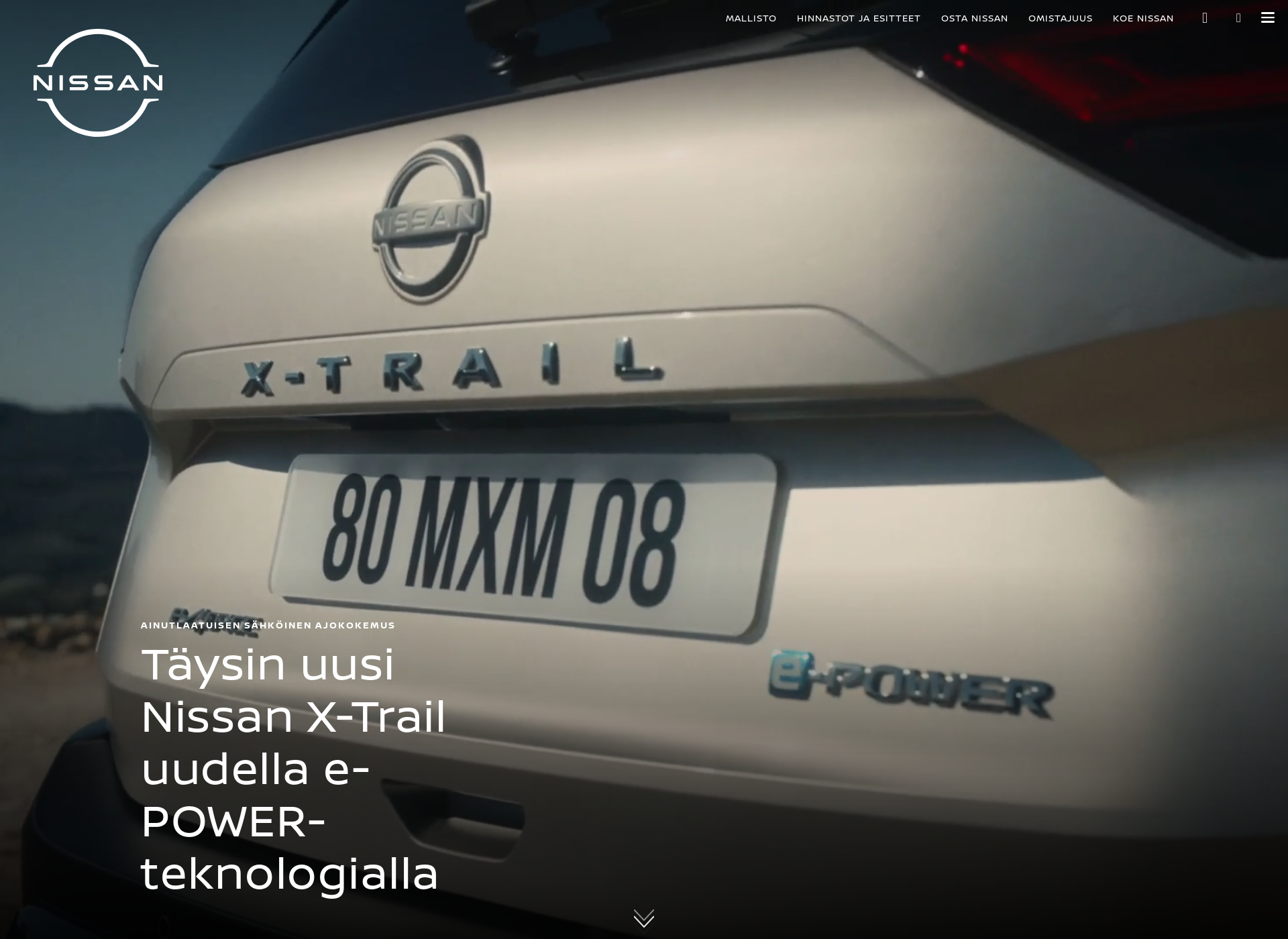 Screenshot for nissan-xtrail.fi
