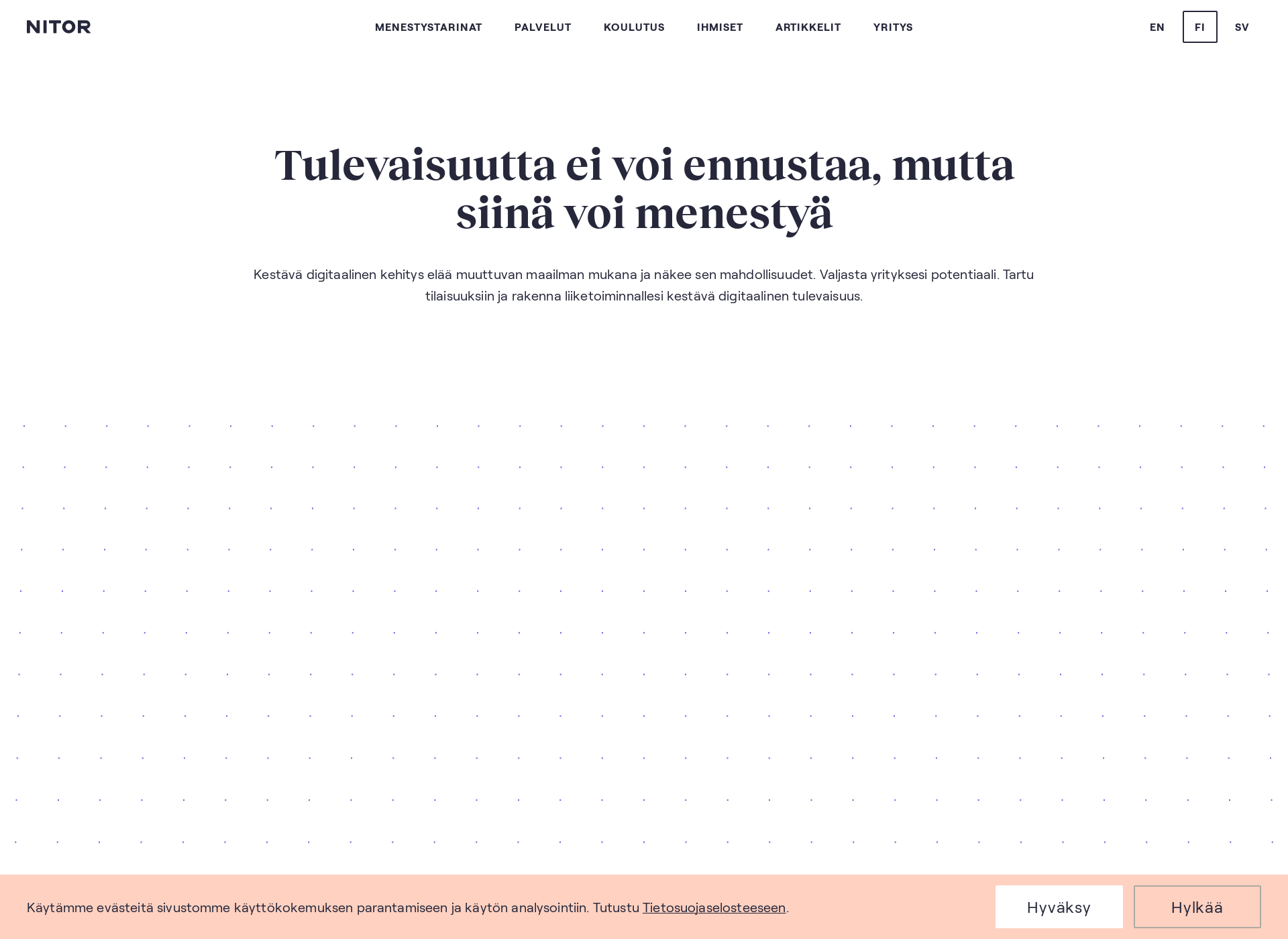 Screenshot for nitordelta.fi