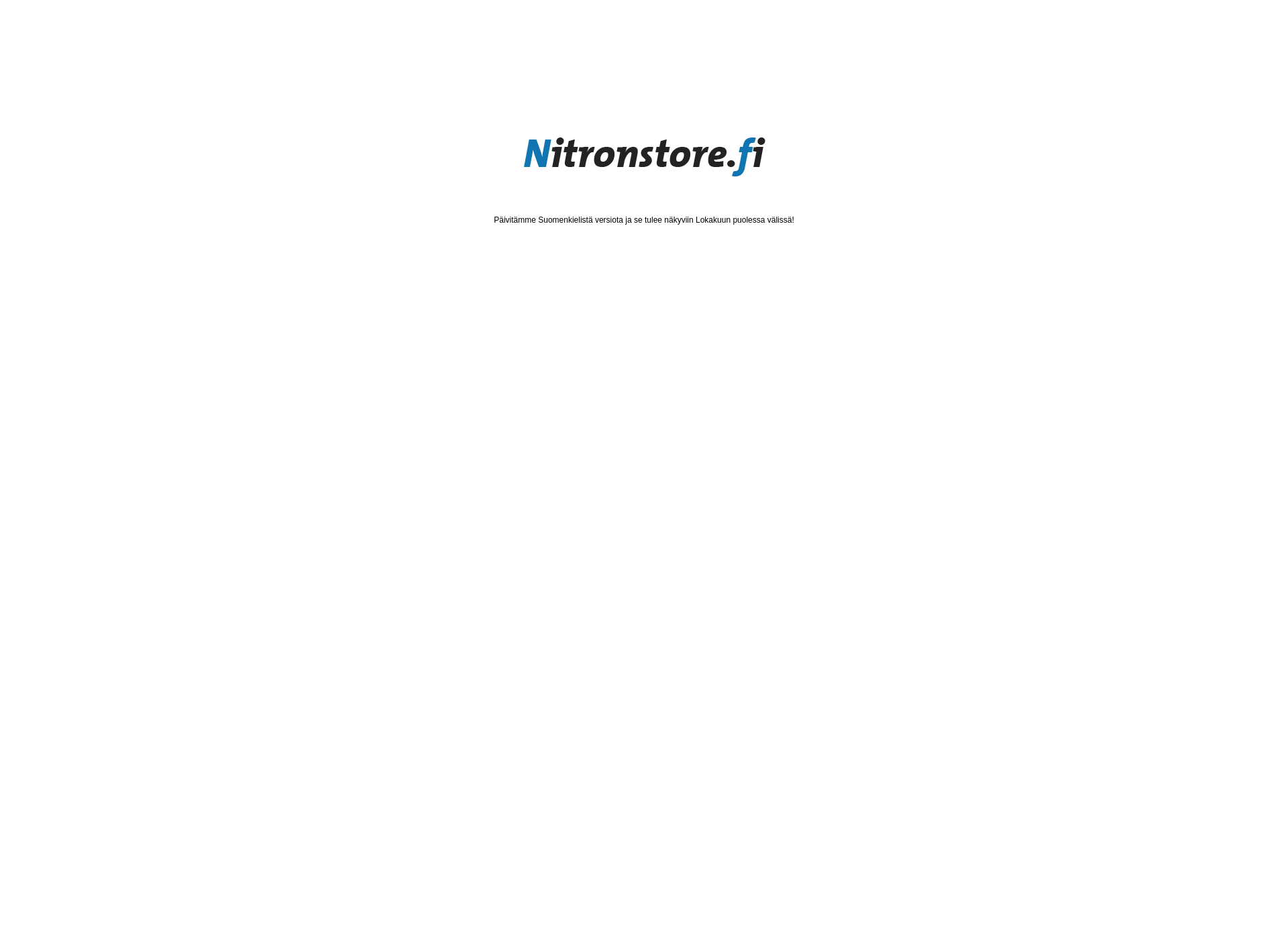 Screenshot for nitronstore.fi