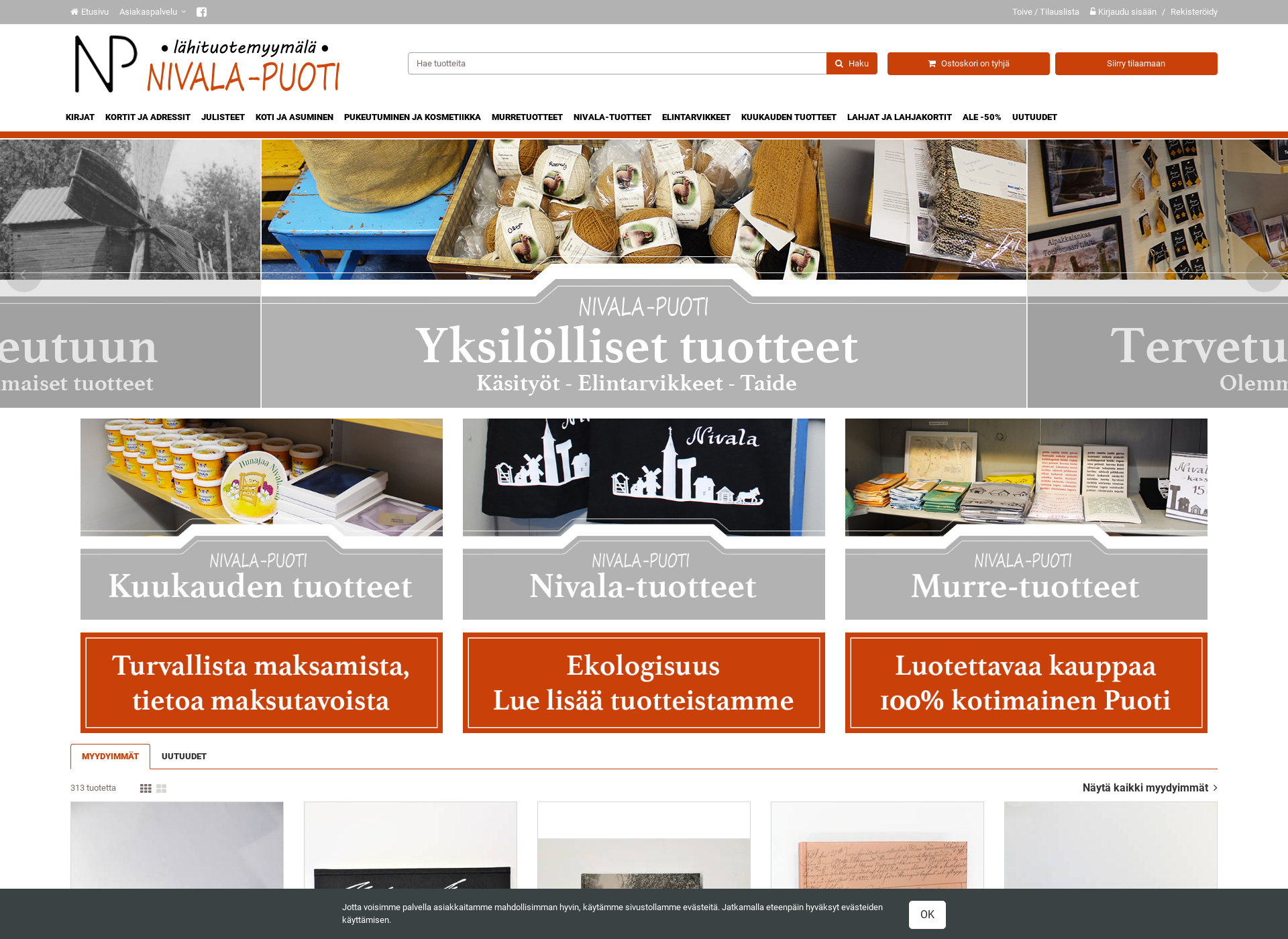 Skärmdump för nivalapuoti.fi