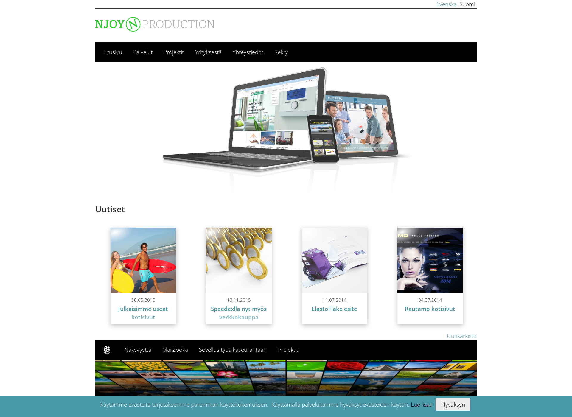 Screenshot for njoy.fi