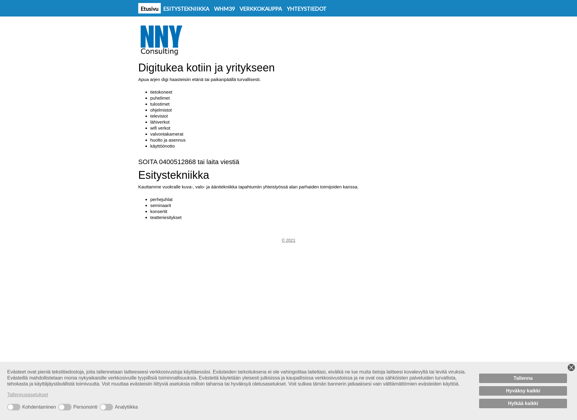 Screenshot for nny.fi