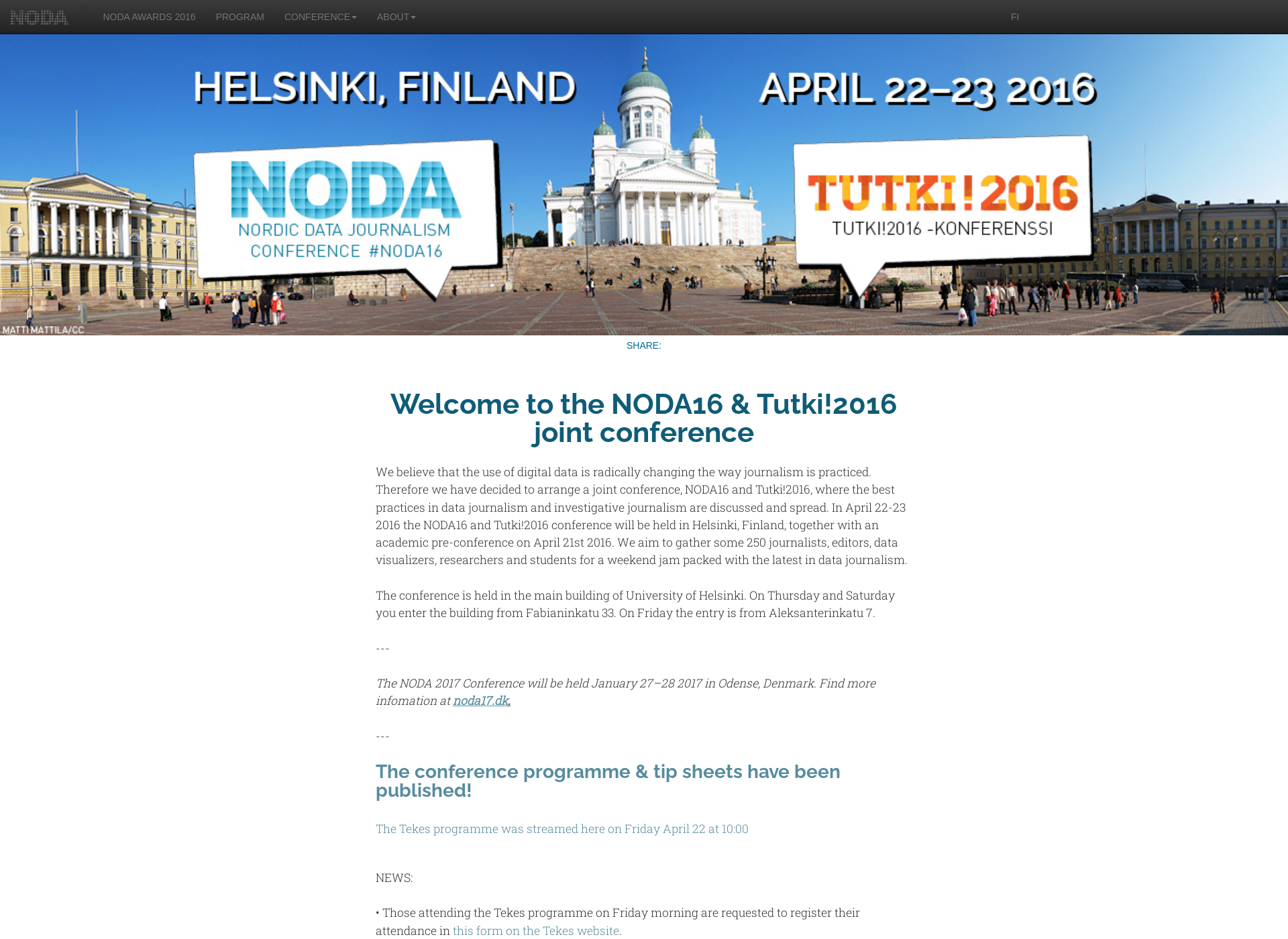 Screenshot for noda16.fi