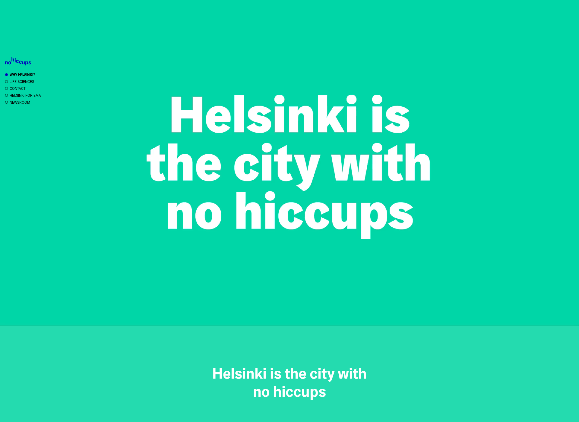 Screenshot for nohiccupshelsinki.fi