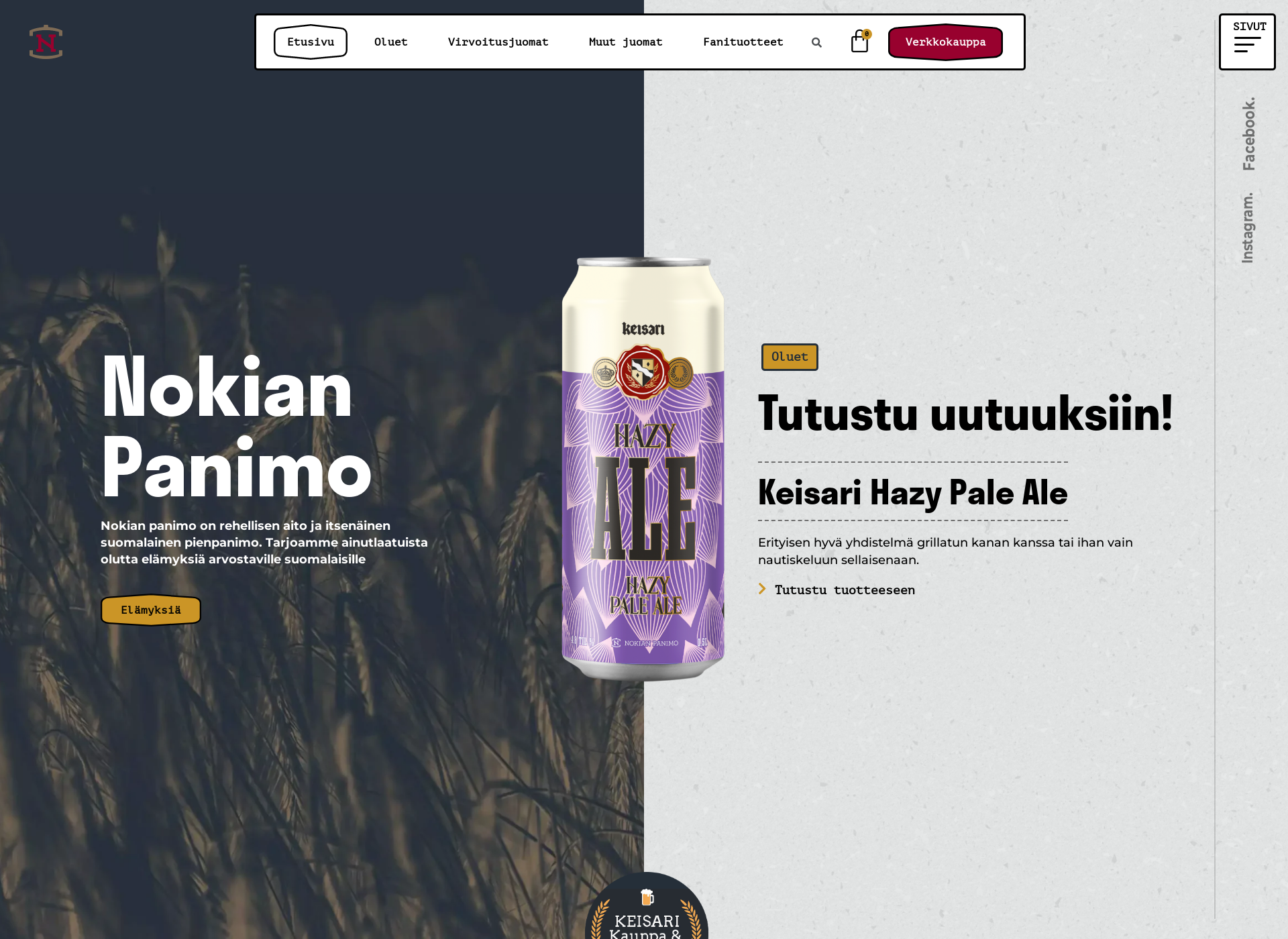 Screenshot for nokianpanimo.fi