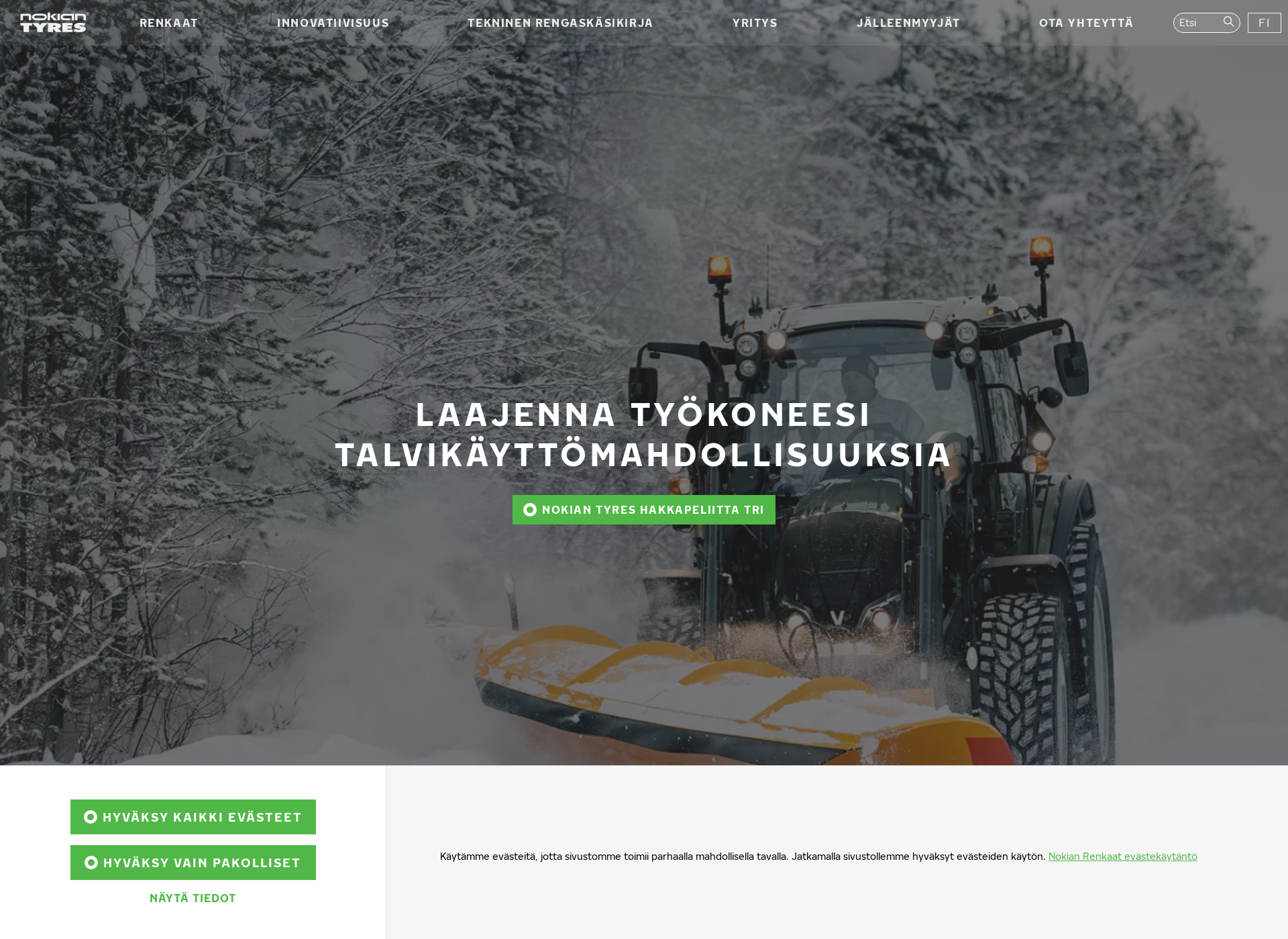 Screenshot for nokianraskaatrenkaat.fi