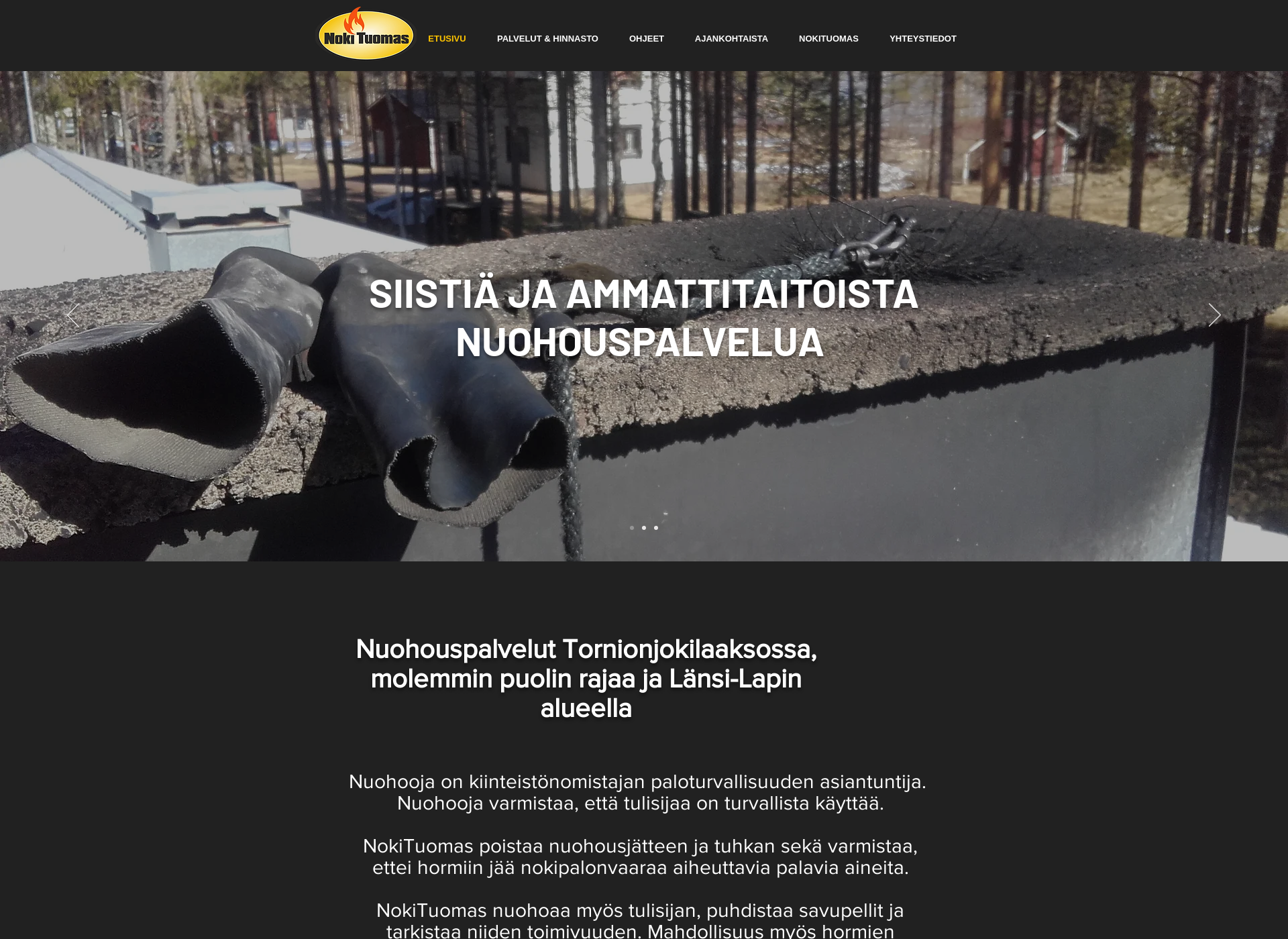 Screenshot for nokituomas.fi