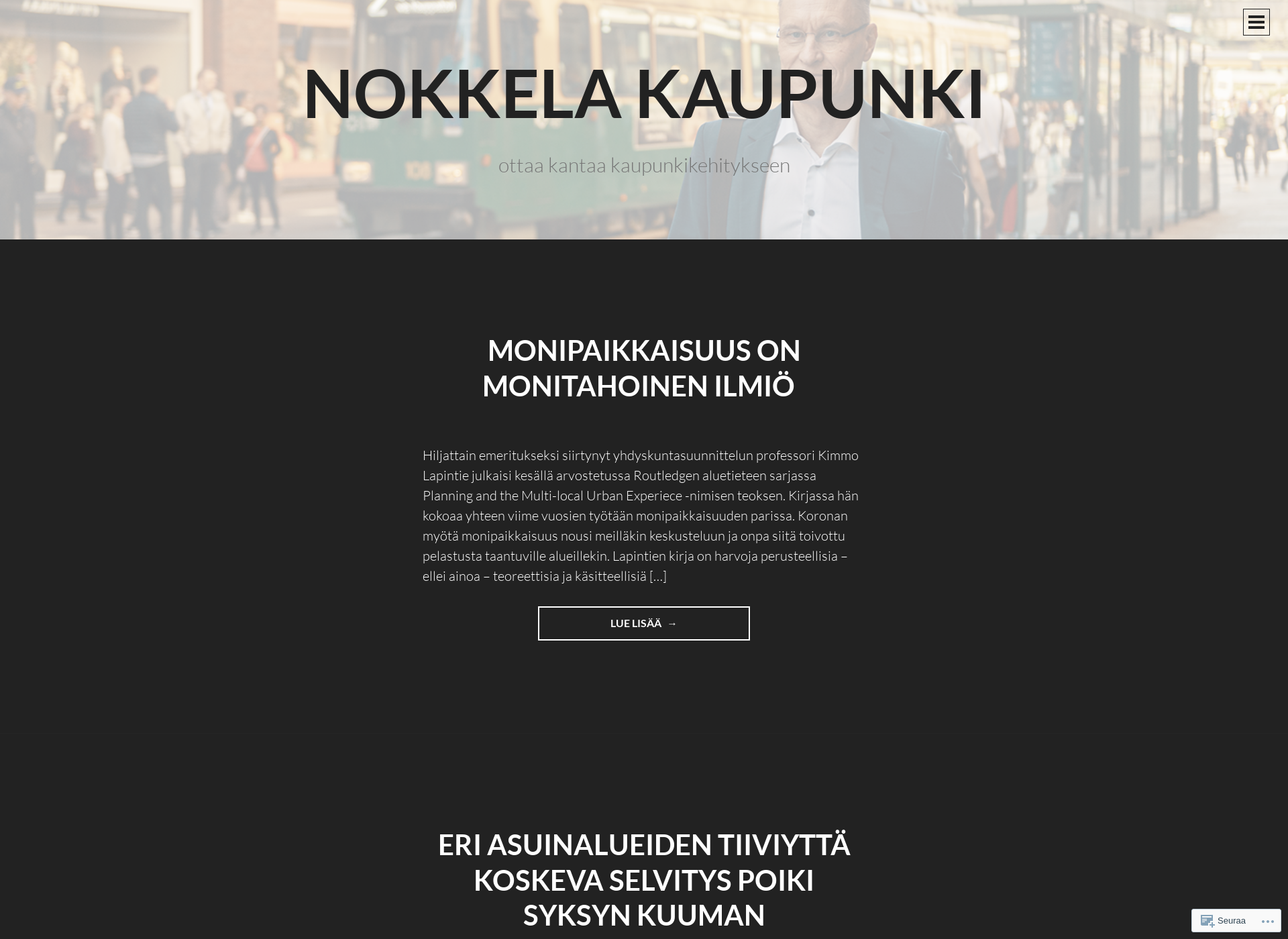 Skärmdump för nokkelakaupunki.fi
