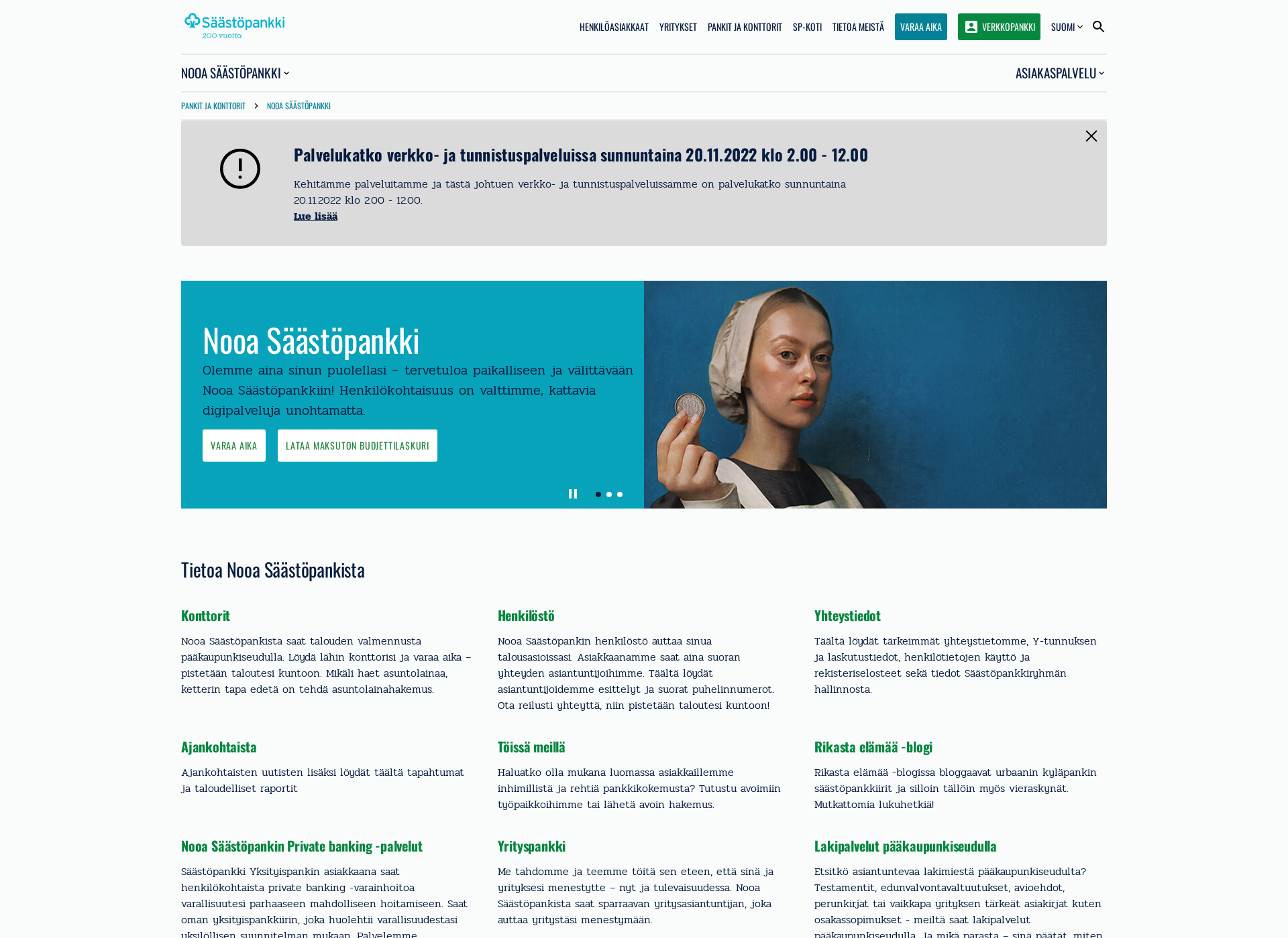 Screenshot for nooasaastopankki.fi