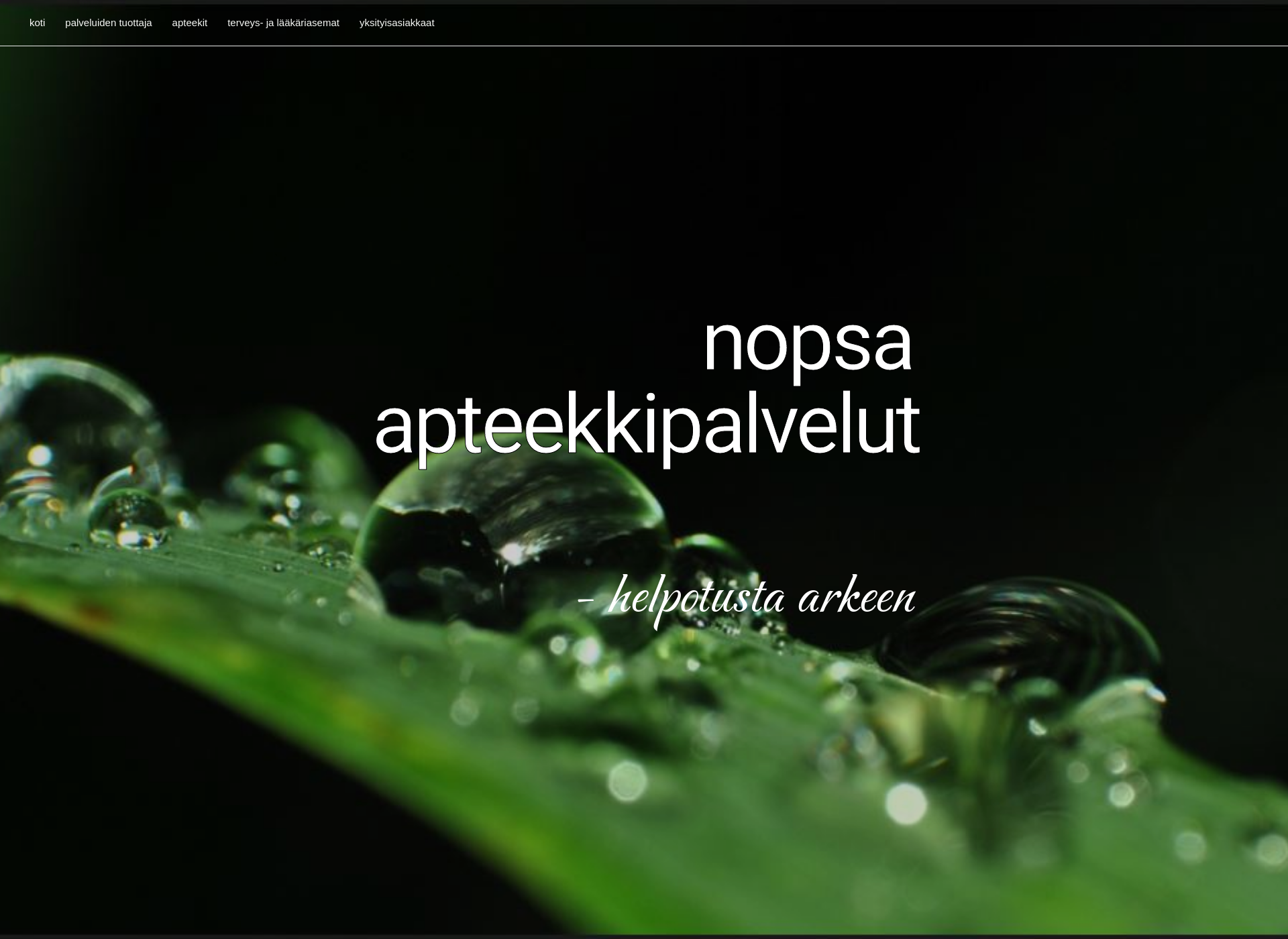 Screenshot for nopsa-apteekkipalvelut.fi