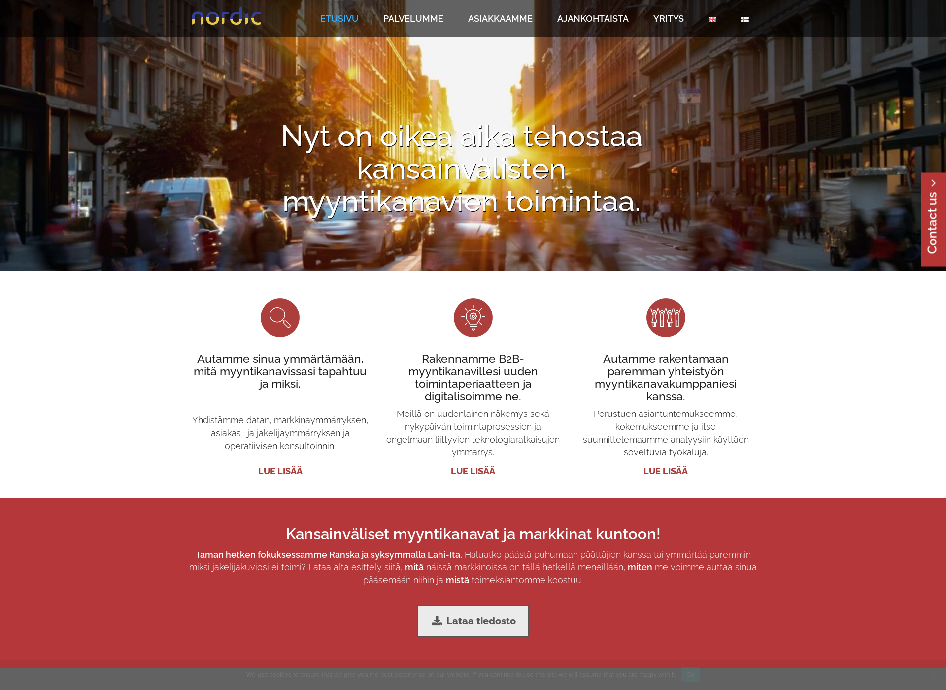 Screenshot for nordic-industries.com