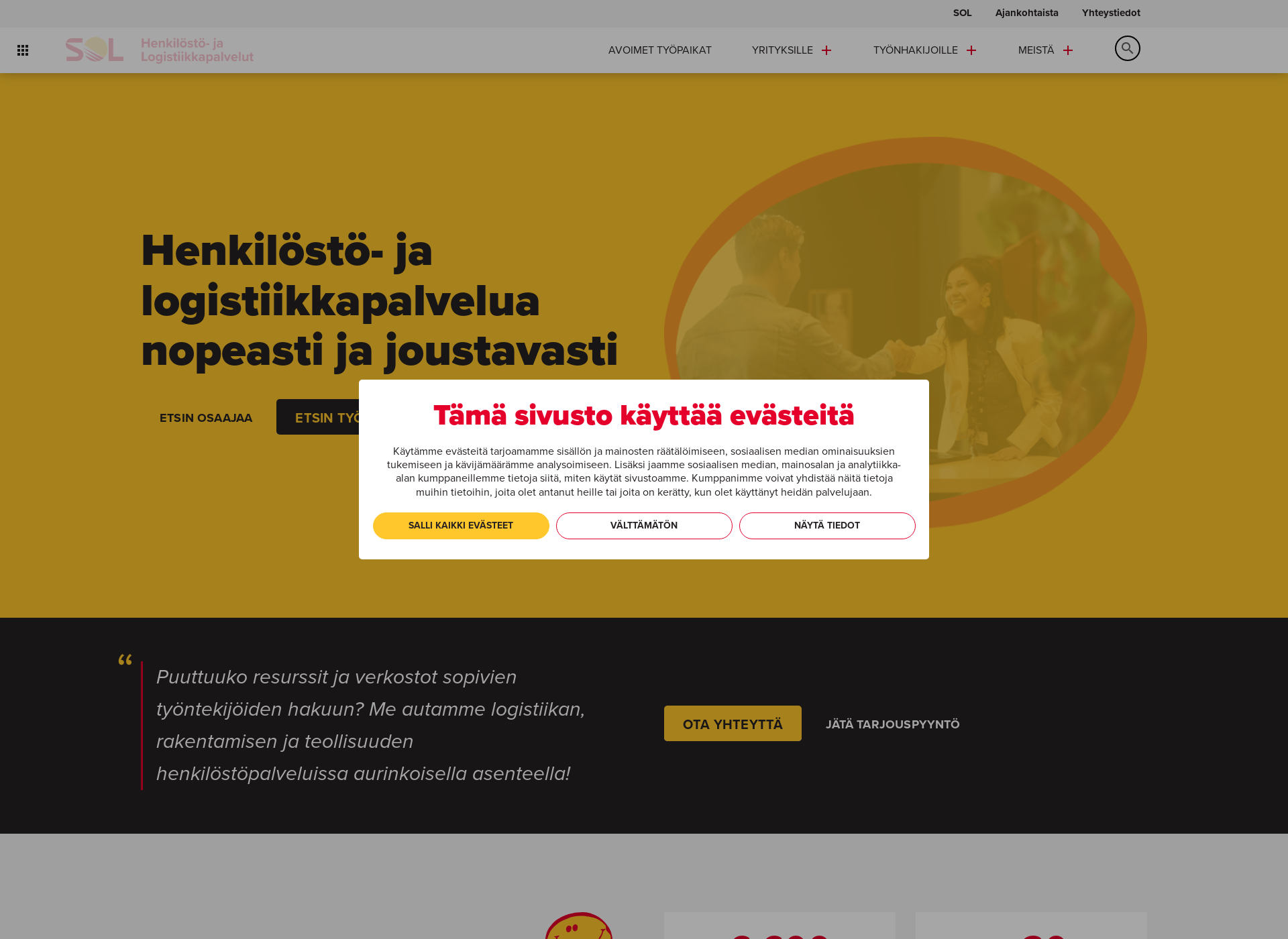 Screenshot for nordic.fi