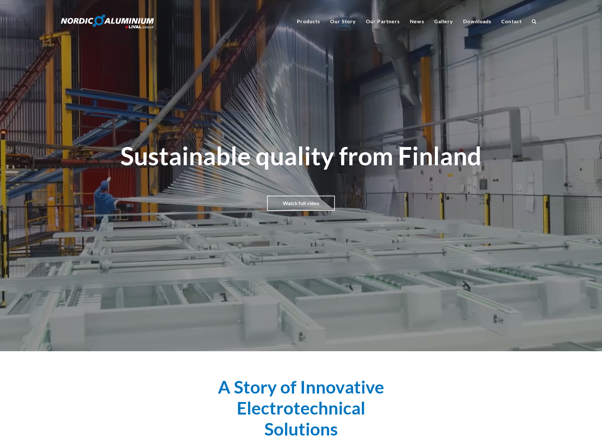 Screenshot for nordicaluminium.fi