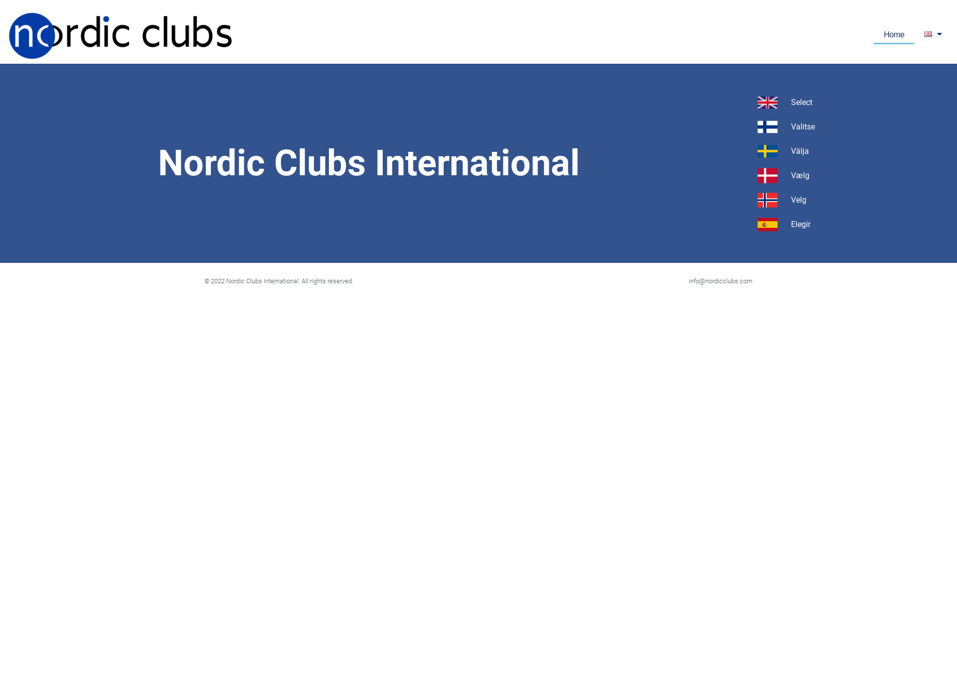 Screenshot for nordicclubs.com