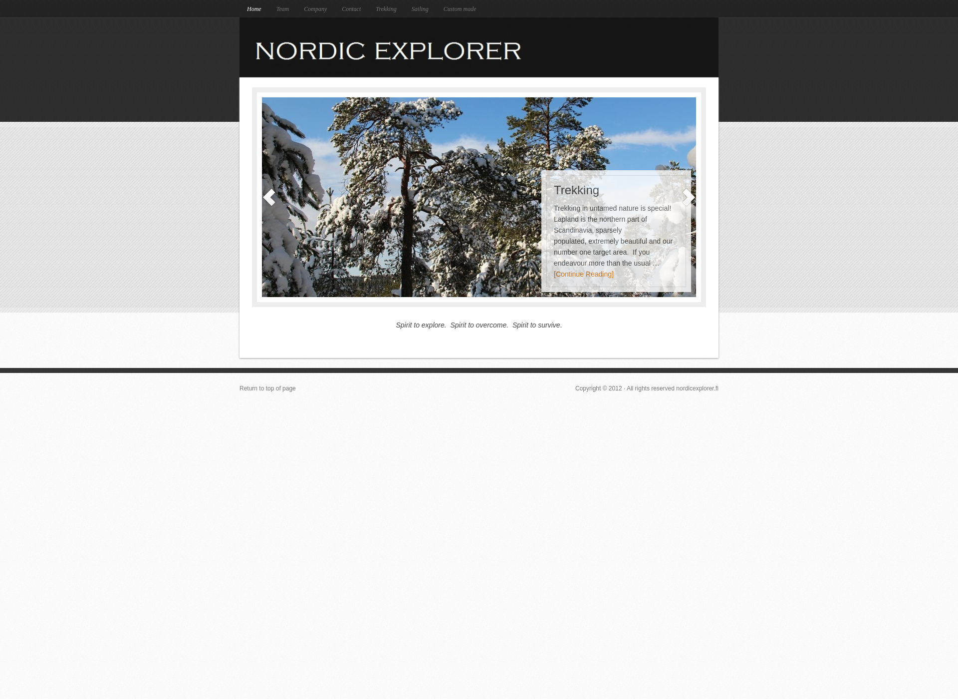 Screenshot for nordicexplorer.fi