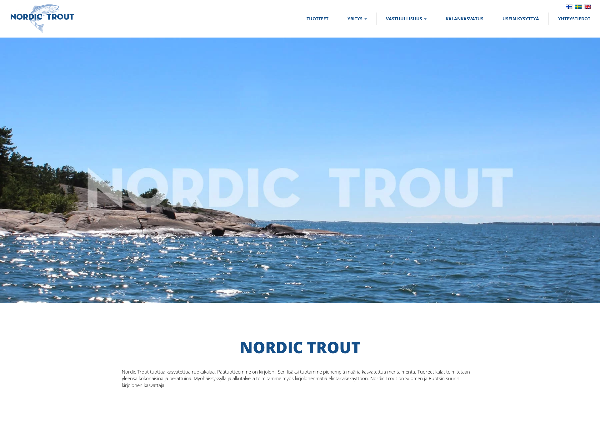 Näyttökuva nordicfish.fi