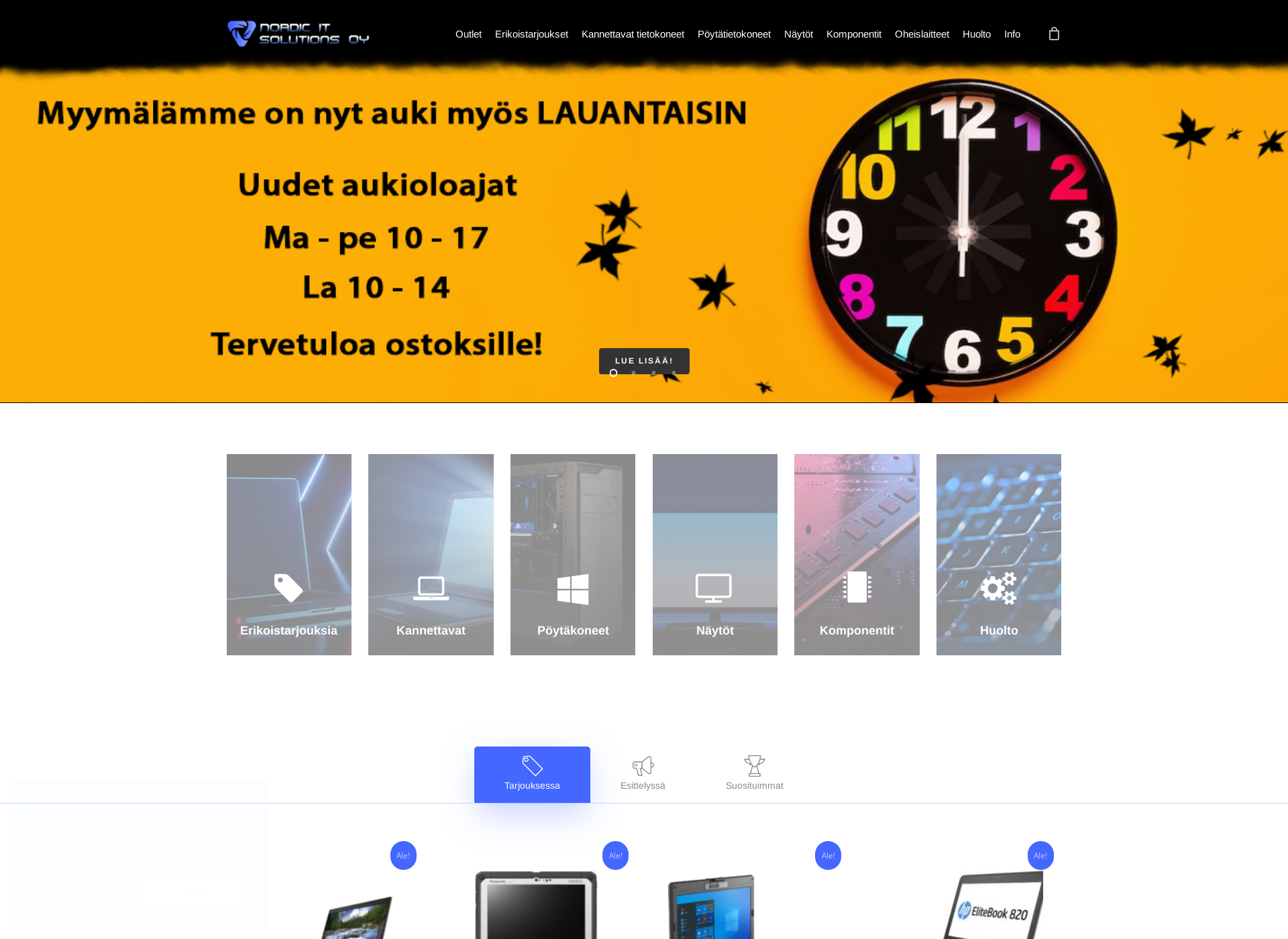 Screenshot for nordicit.fi