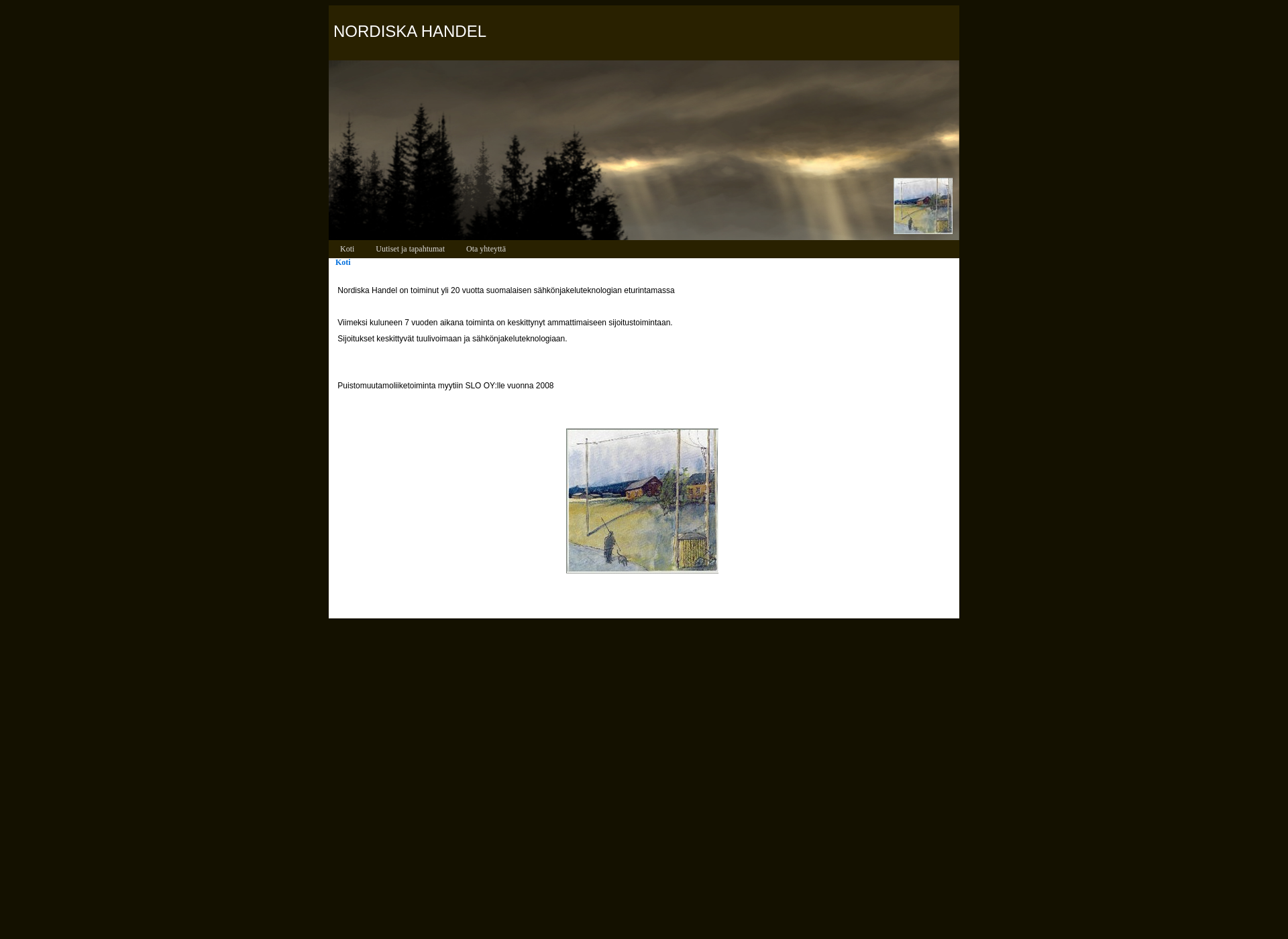 Screenshot for nordiskahandel.fi