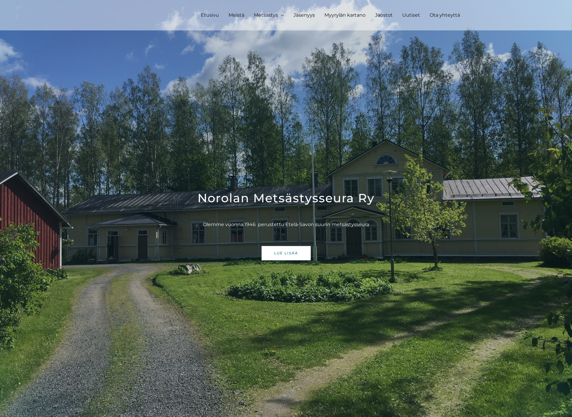 Skärmdump för norolanms.fi