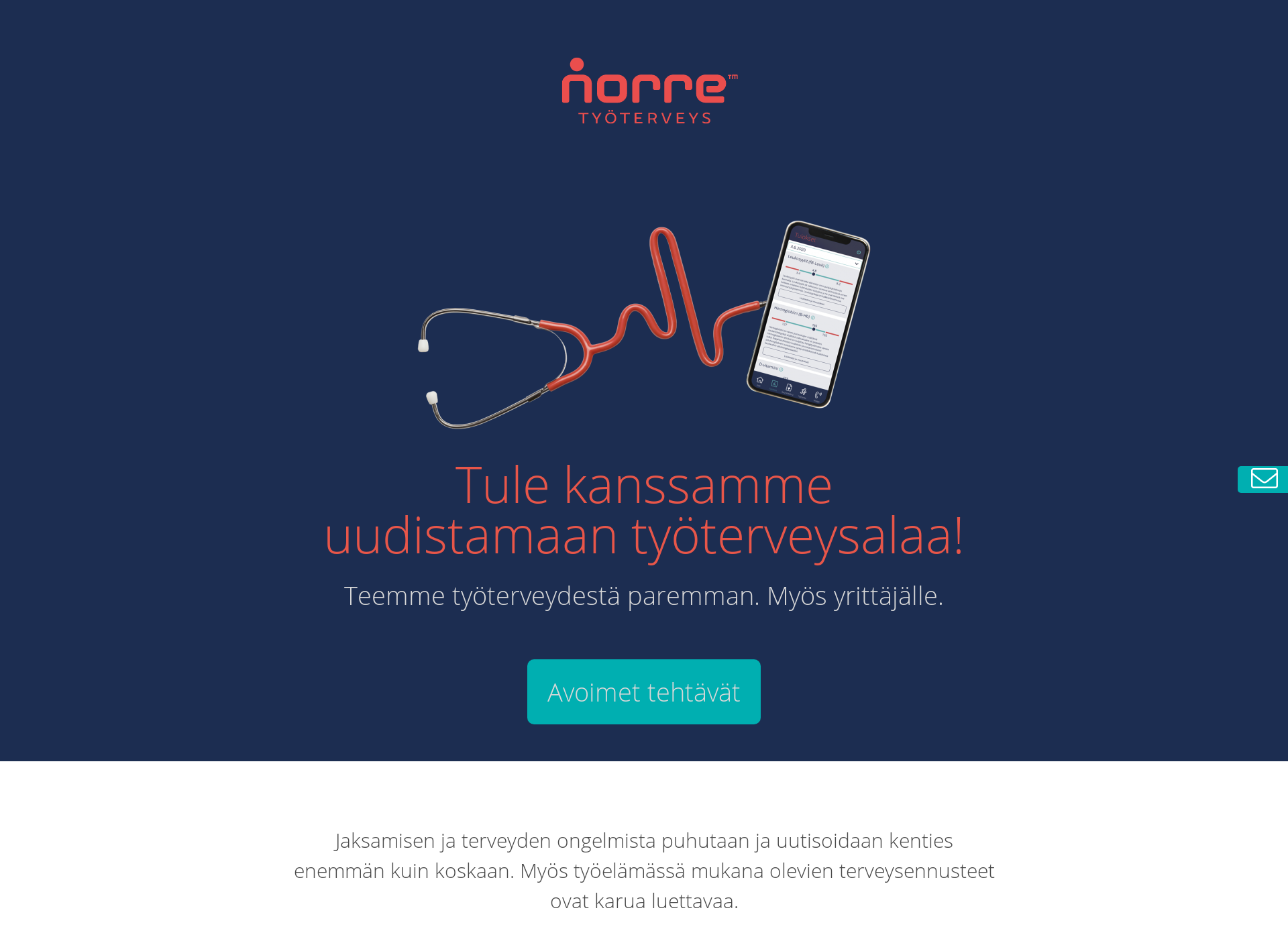 Screenshot for norren.fi