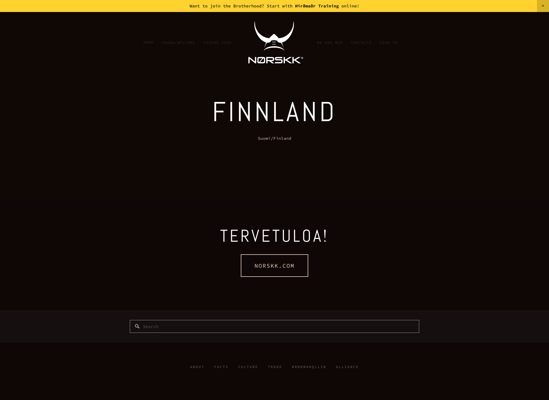 Screenshot for norskk.fi