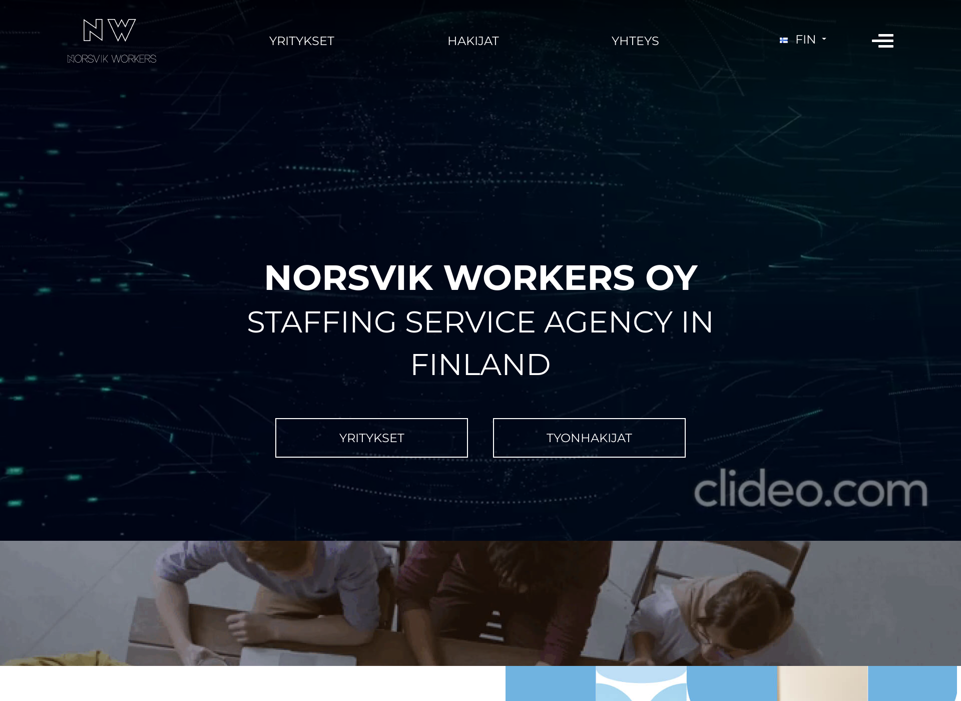 Screenshot for norsvikworkers.fi