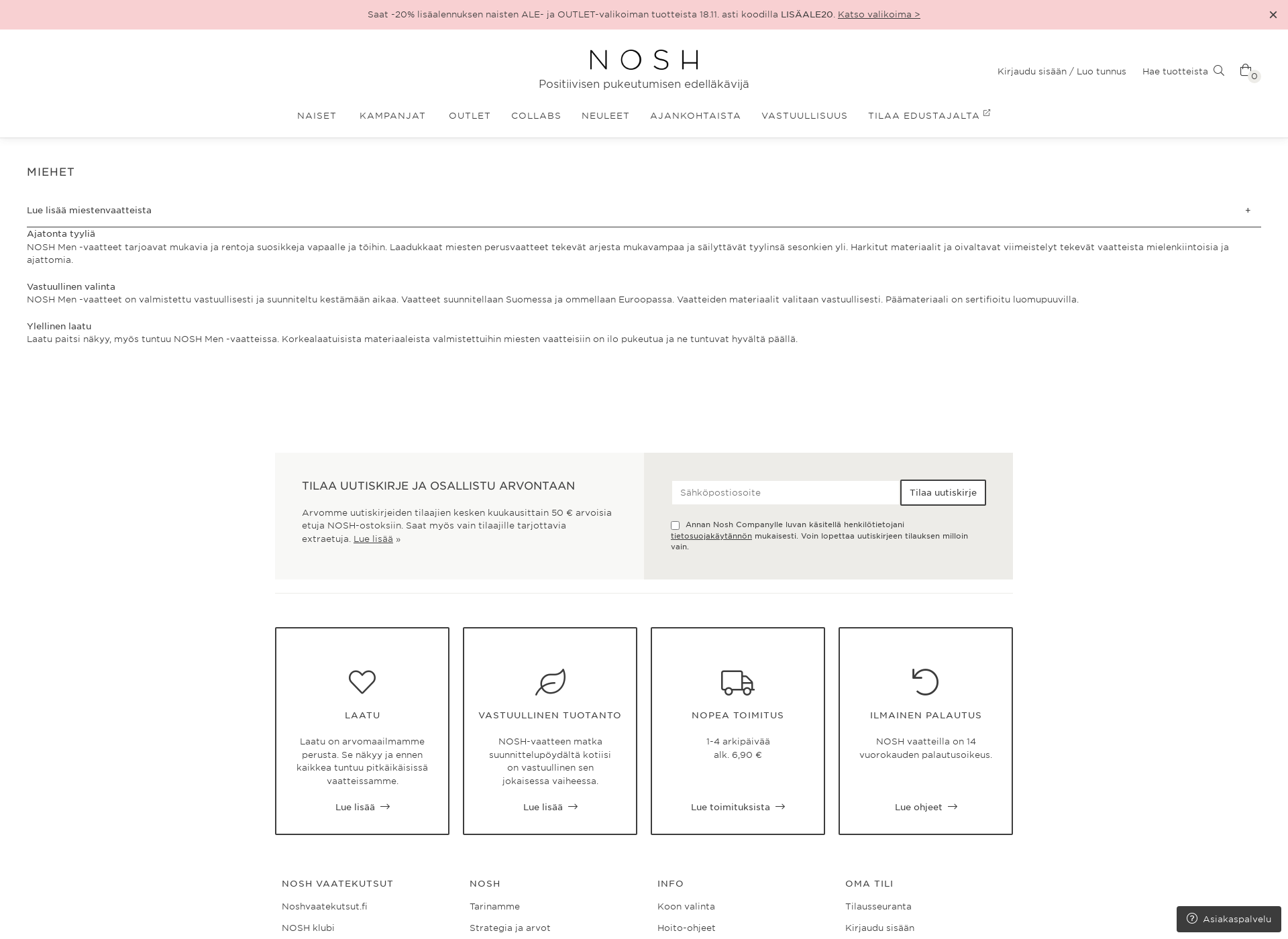 Screenshot for noshmen.fi