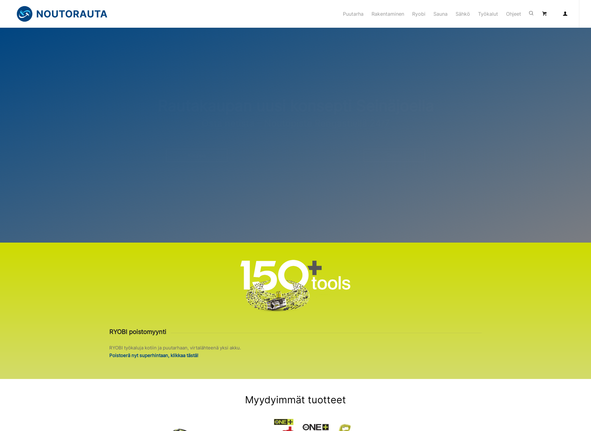 Screenshot for noutorauta.fi