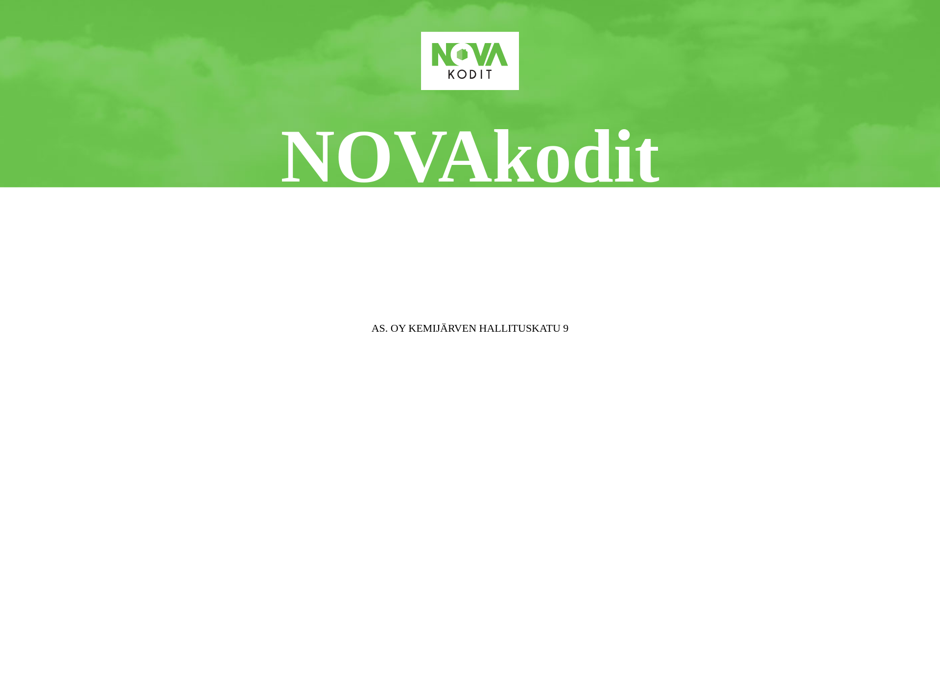 Screenshot for novakodit.fi